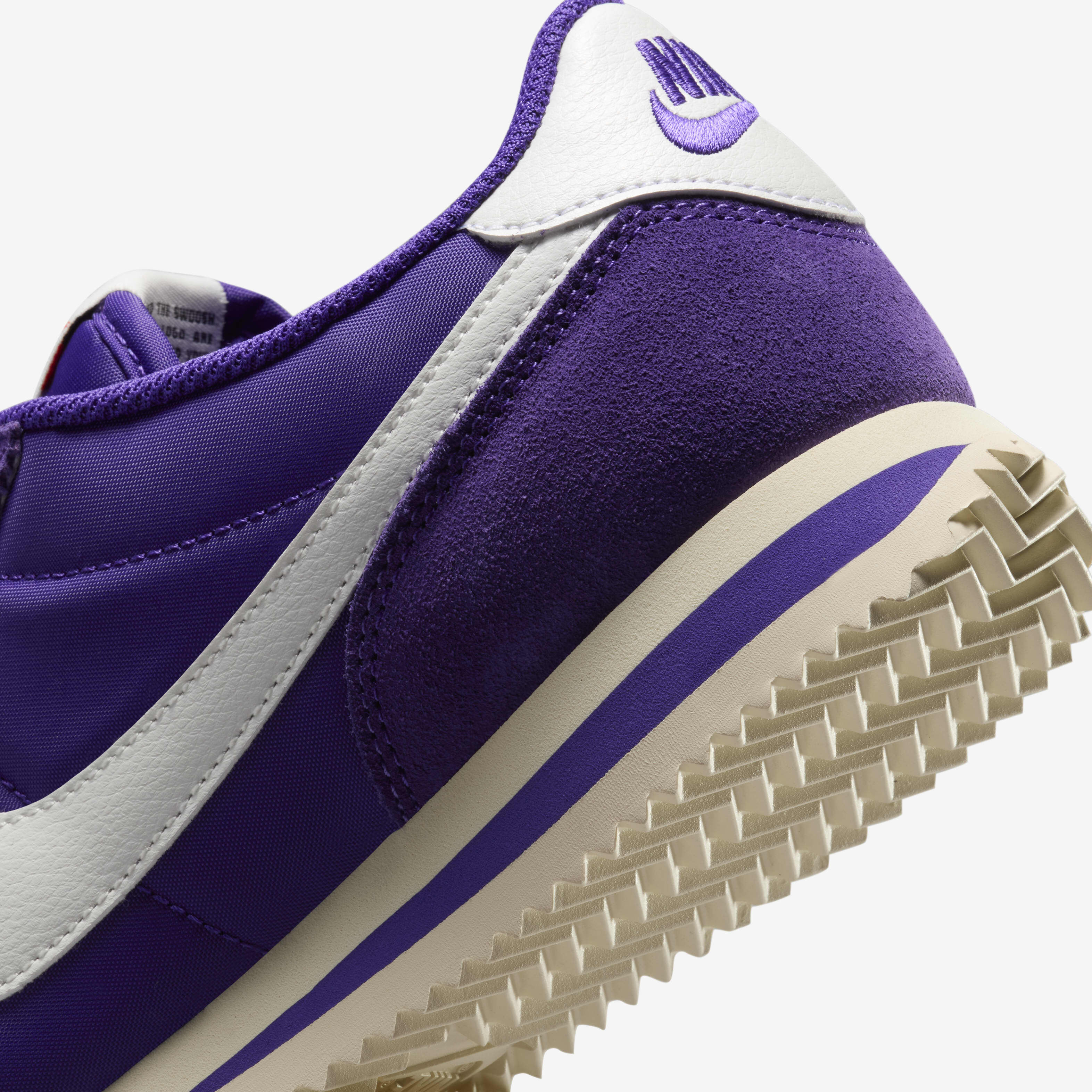 Buy Nike Cortez Textile Shoes Field Purple Alabaster Safety Orange Summit White Nike Saudi Official