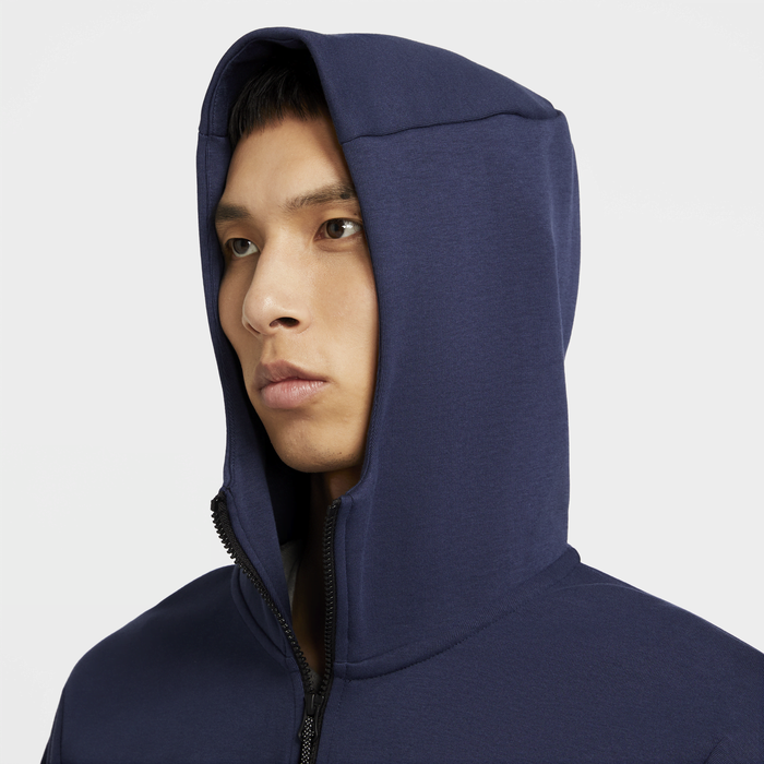Nike tech fleece hoodie sales navy