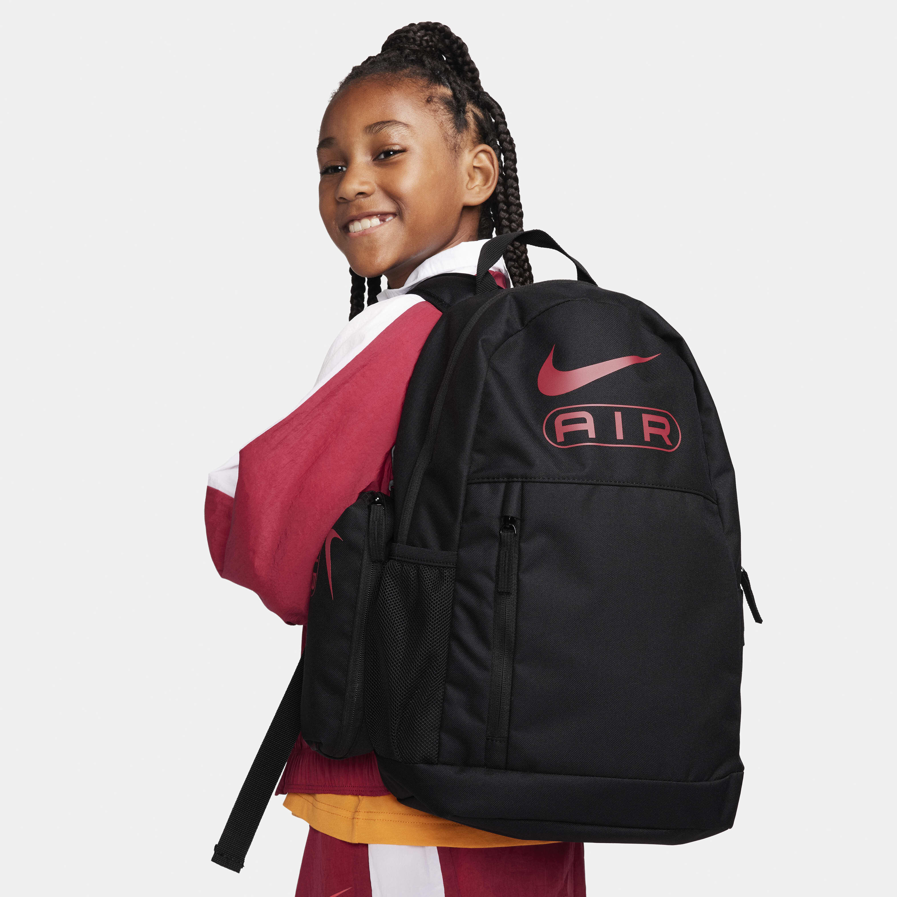 Buy Nike Kids Backpack 20L Black Black Gym Red Nike Saudi Official