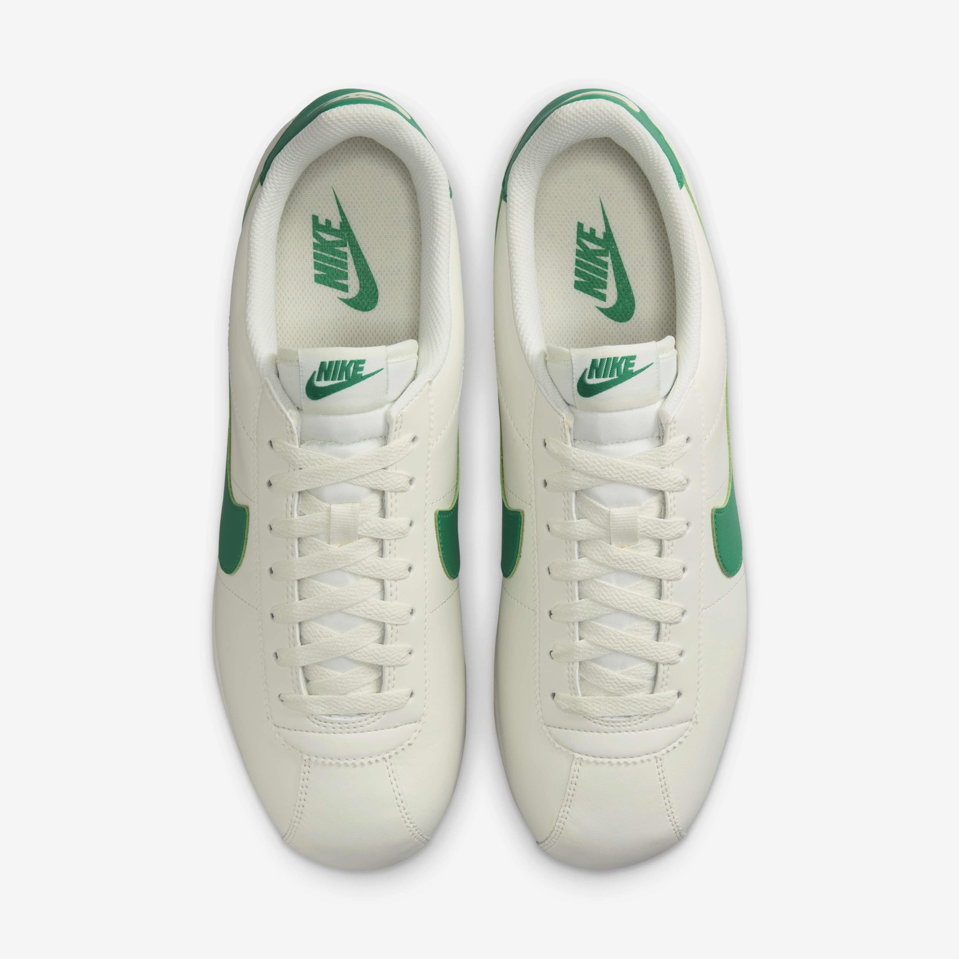 Buy Nike Cortez Leather Men's Shoes - Sail/Stadium Green