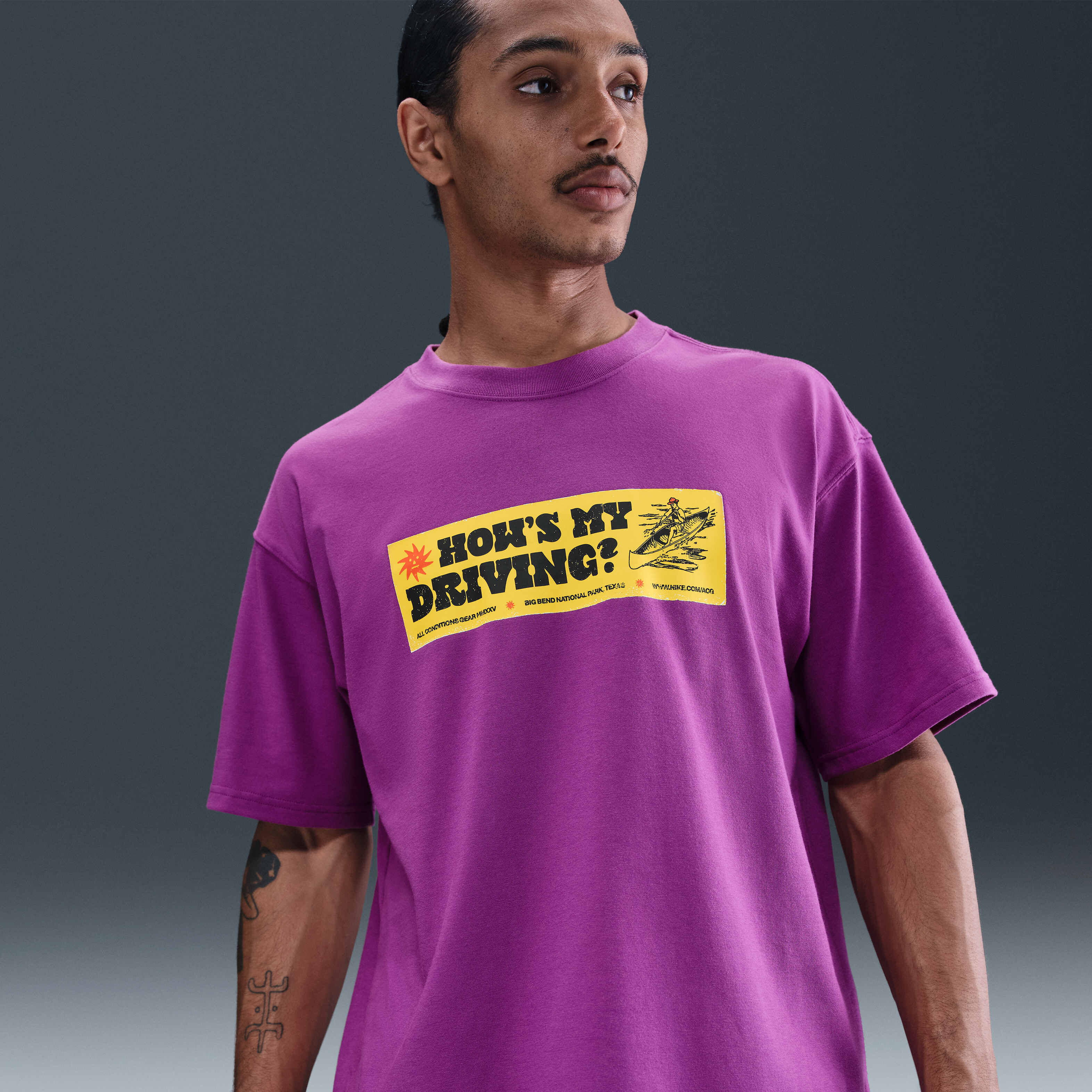 国内配送 NIKE SPORTSWEAR ACG TEE NIGHT PURPLE Nike ACG Lungs Tee | Apparel » Buy online now!