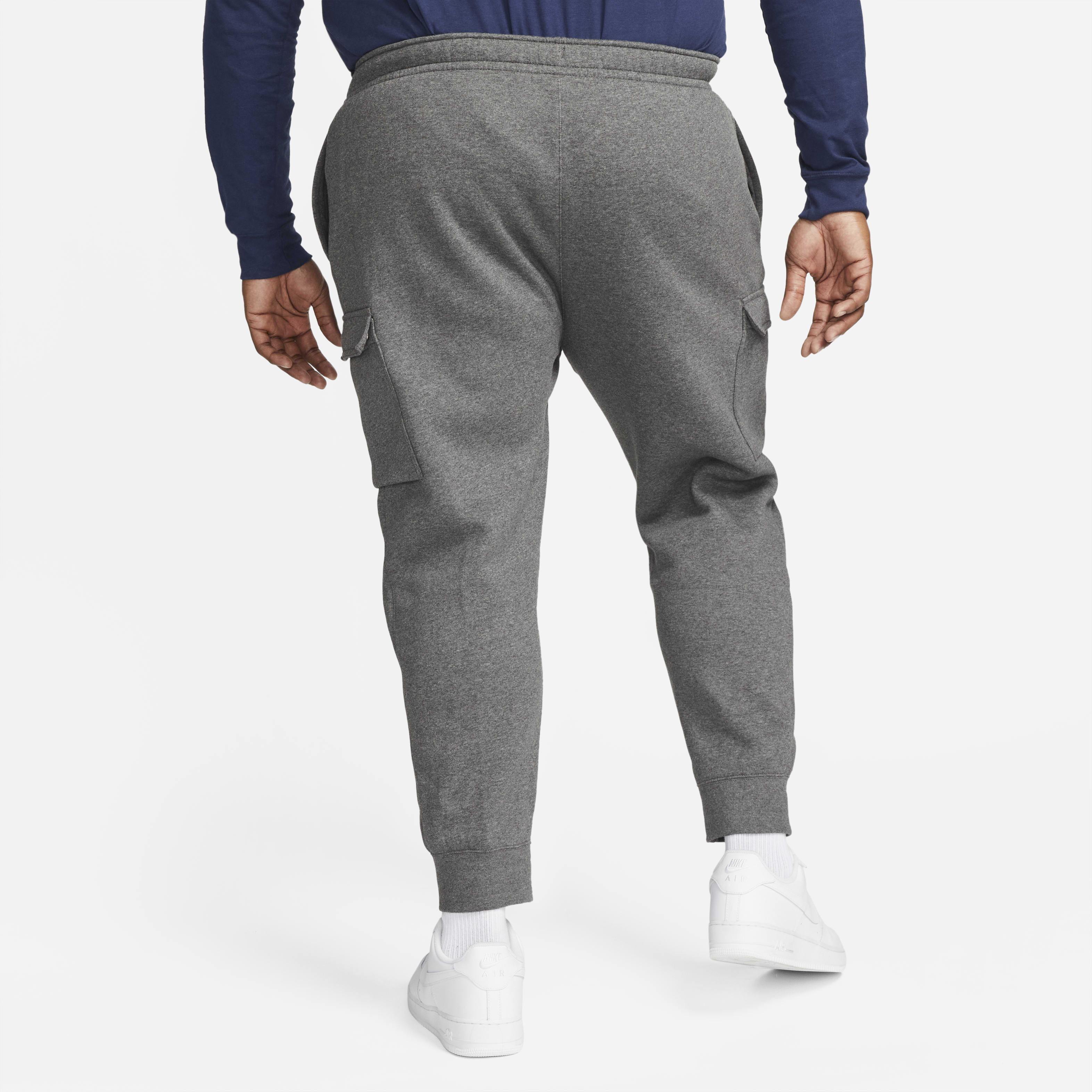 Buy Nike Sportswear Club Fleece Men's Cargo Trousers Charcoal