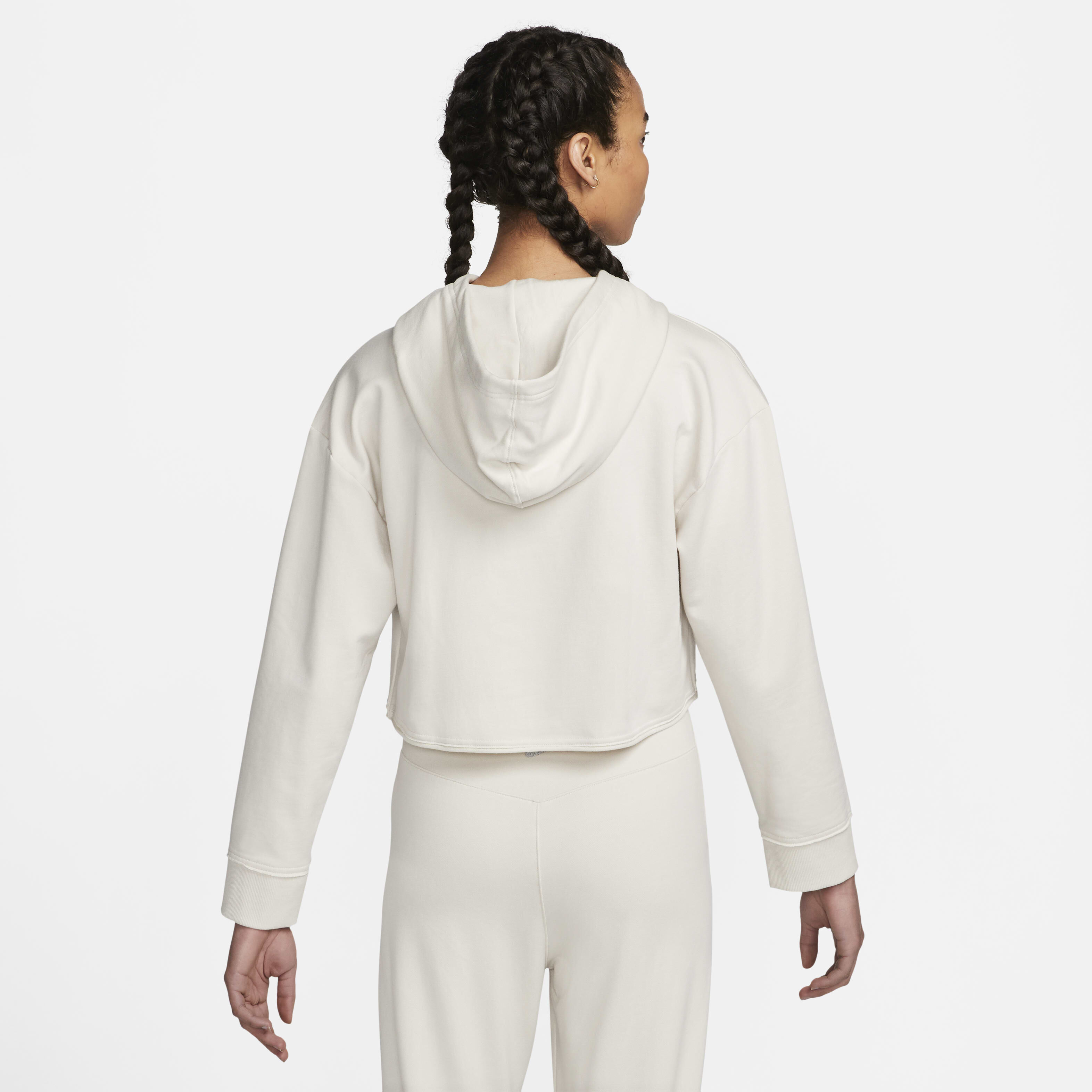Buy Nike Yoga Luxe Women s Cropped Fleece Hoodie Nike Saudi Official