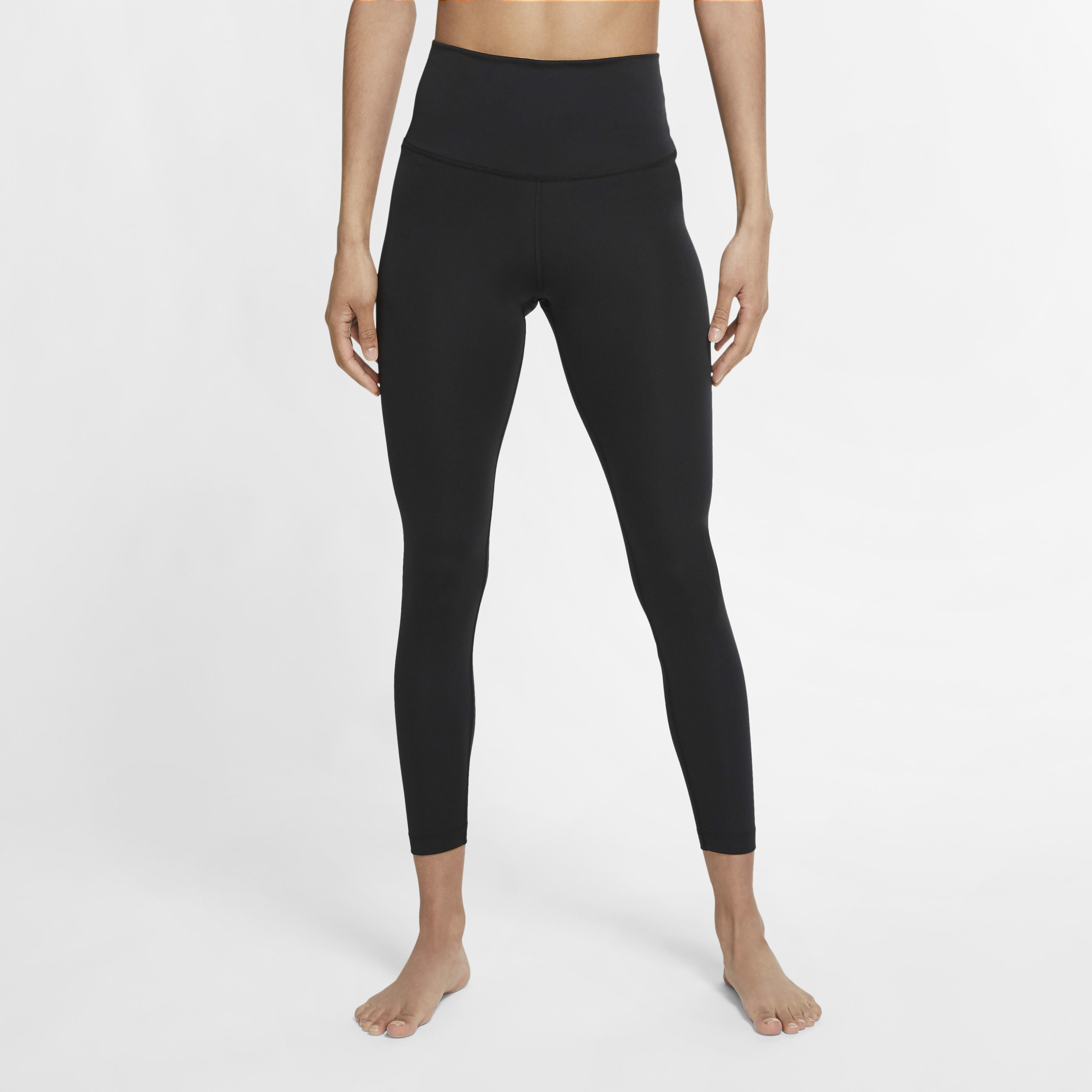 Buy Nike Yoga Women's High-Waisted 7/8 Leggings - Black/Dark Smoke Grey |  Nike Saudi Official