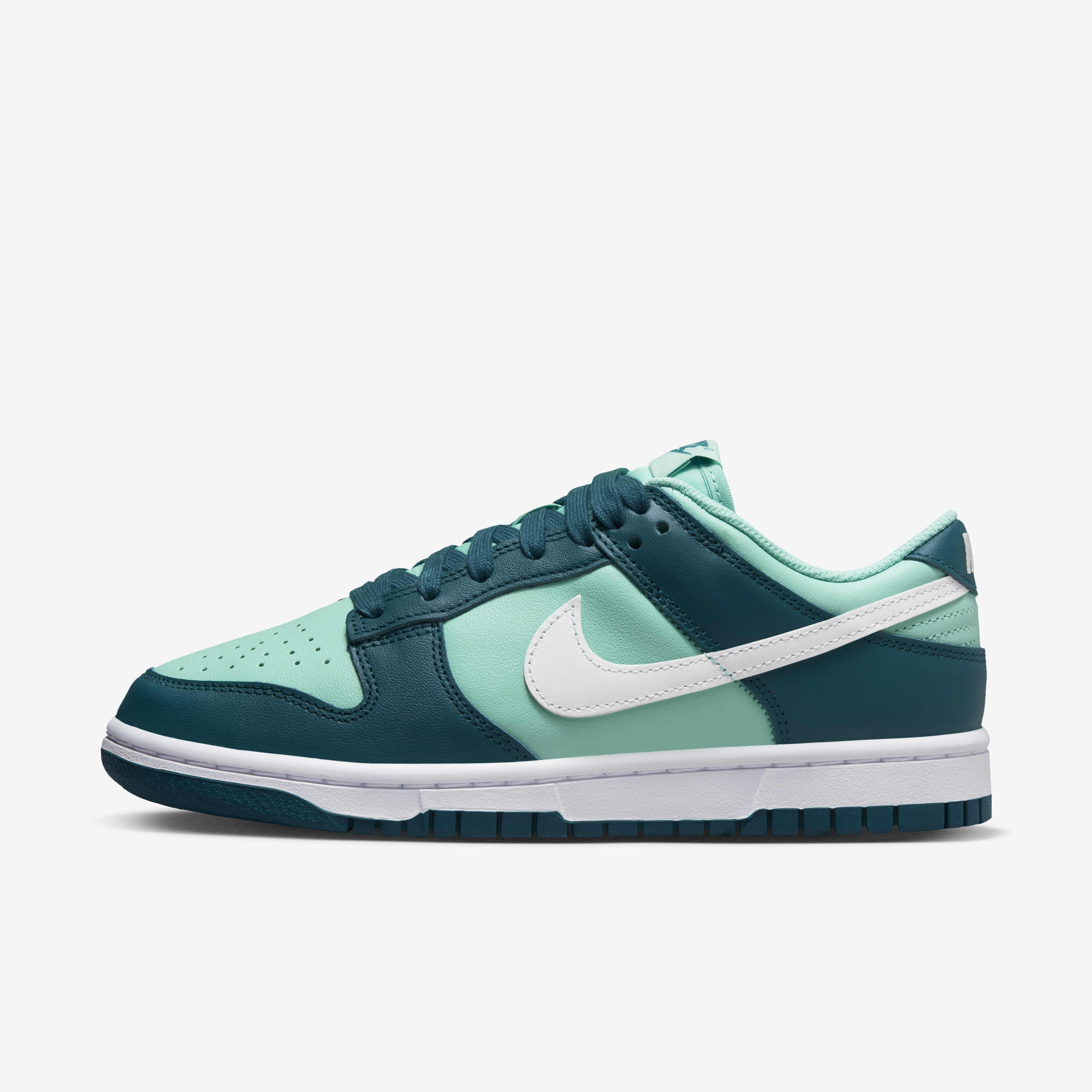 国内配送 NIKE WMNS DUNK LOW GEODE TEAL /WHITE-EMERALD RISE DD1503-301 Nike Dunk Low Geode Teal White Emerald Rise