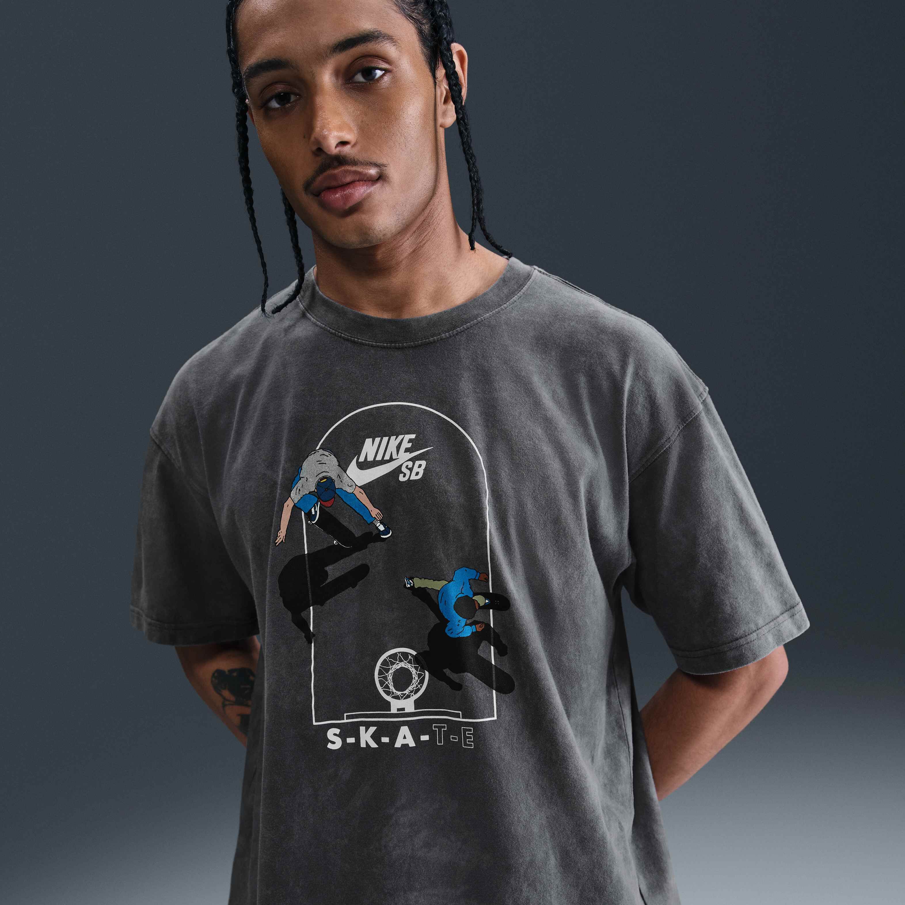 ★Nike★ SB Logo Skateboarding T-Shirt DC7818-010 Nike SB Logo Skate T-Shirt. Nike JP