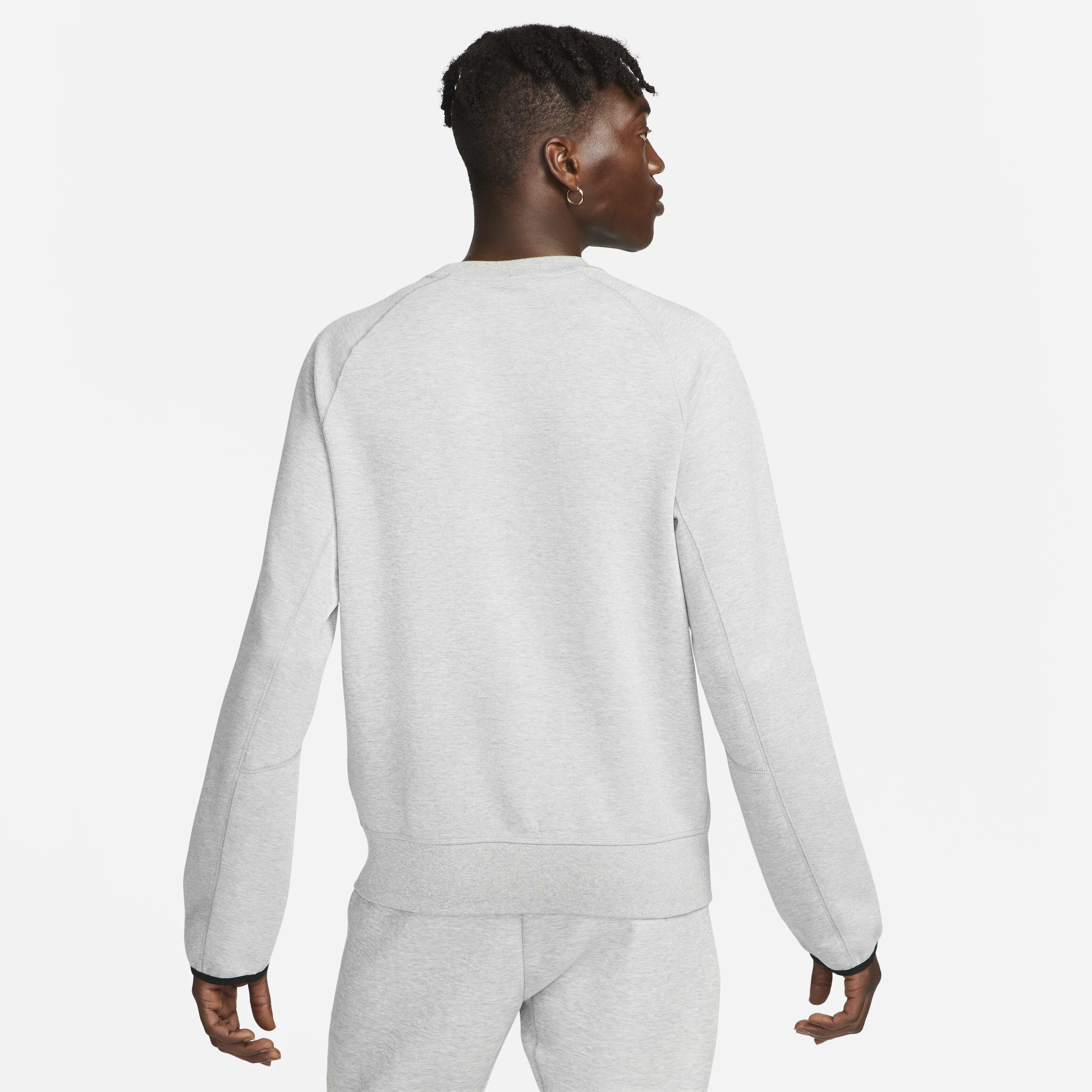 Men's nike sportswear taped cuff fleece crewneck sweatshirt new arrivals