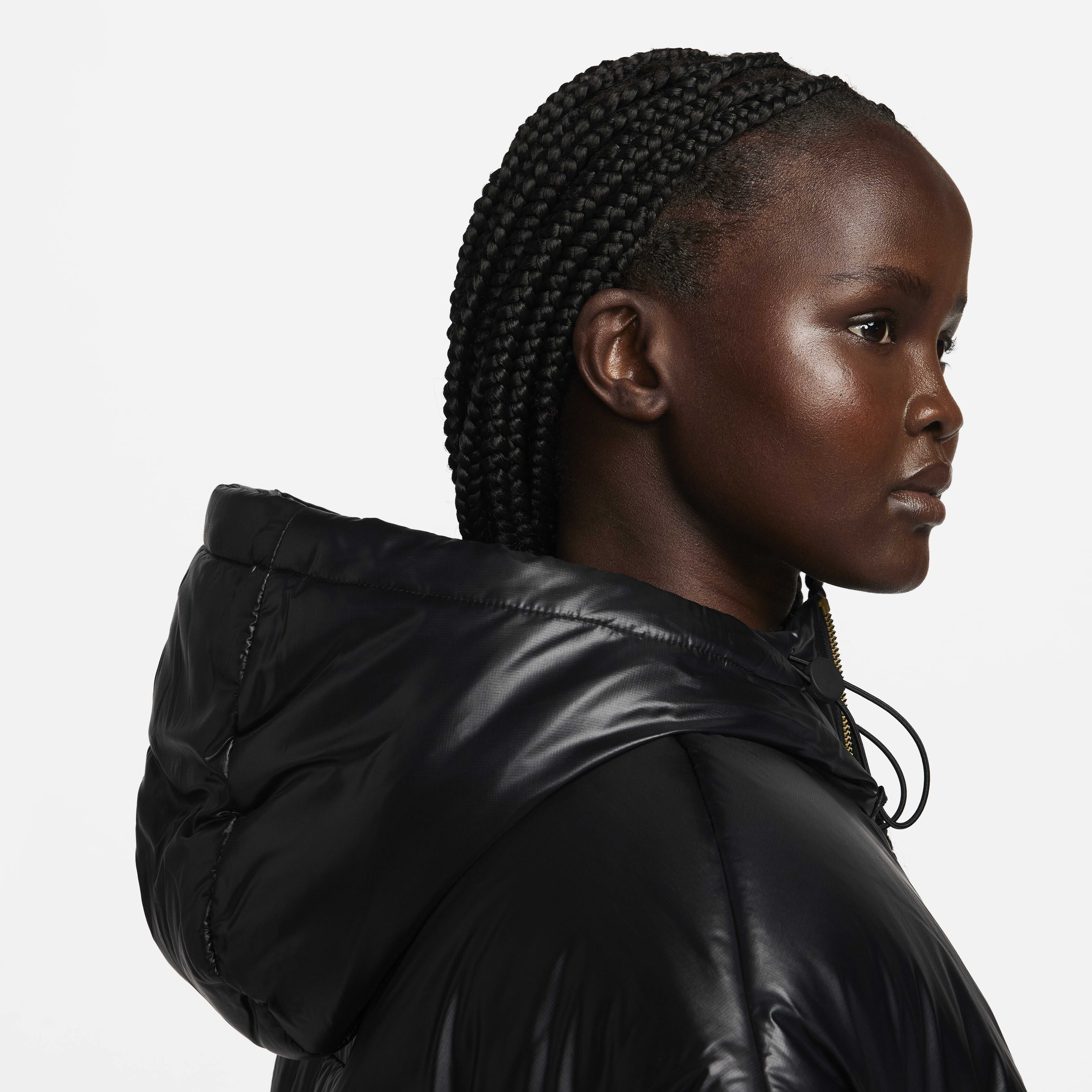 nike sportswear women's insulated shine jacket