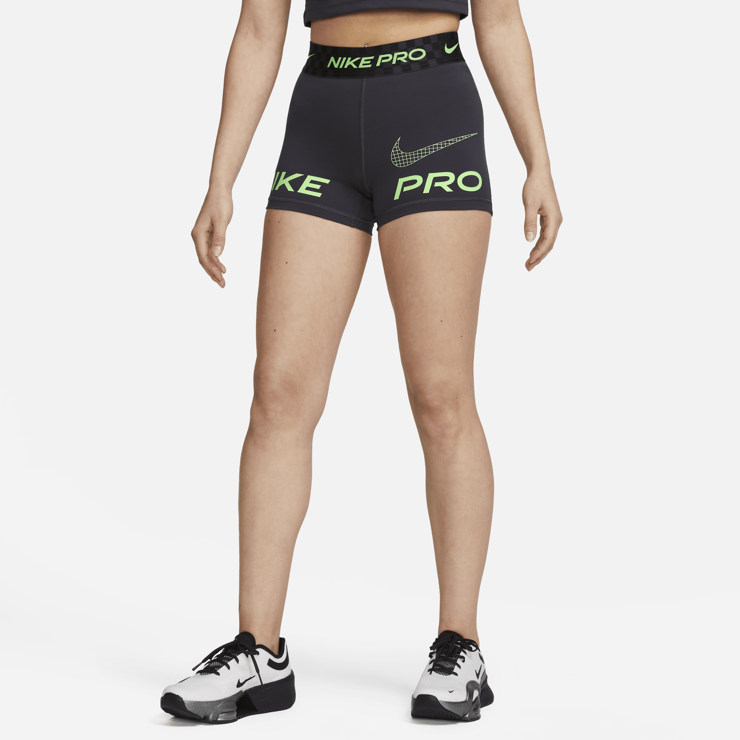 Shop Pro Dri FIT Women s Mid Rise 8cm approx. Graphic Training