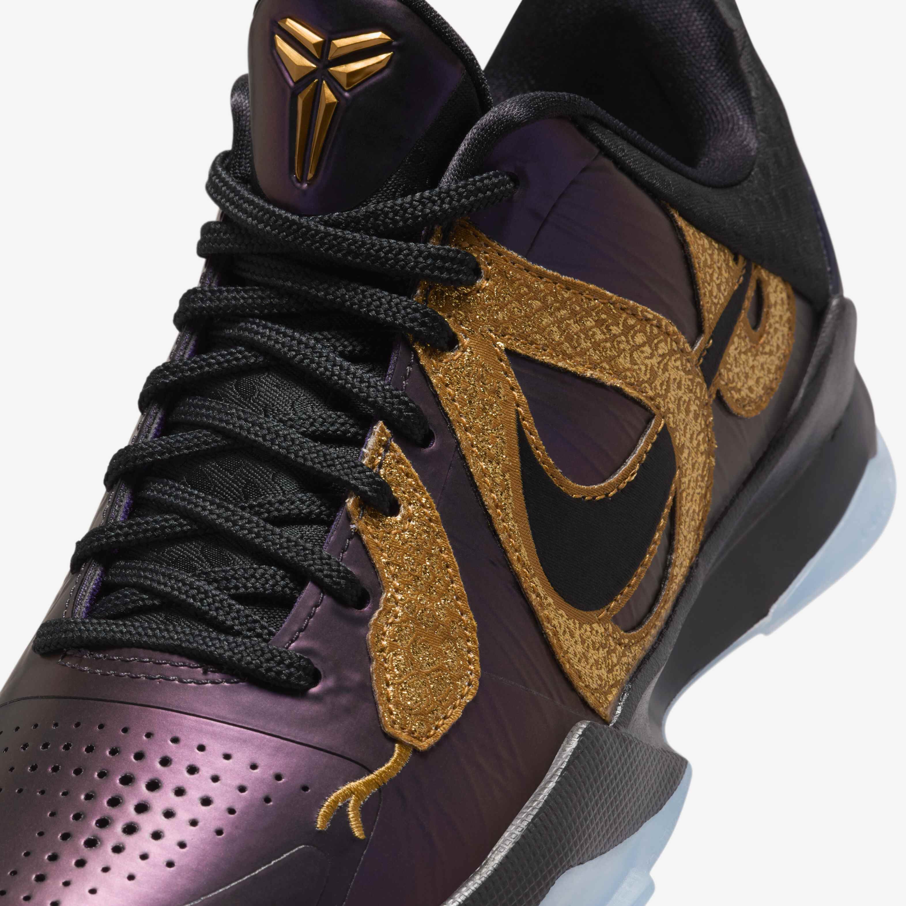 Buy Kobe V Older Kids' Basketball Shoes - Eggplant/Metallic