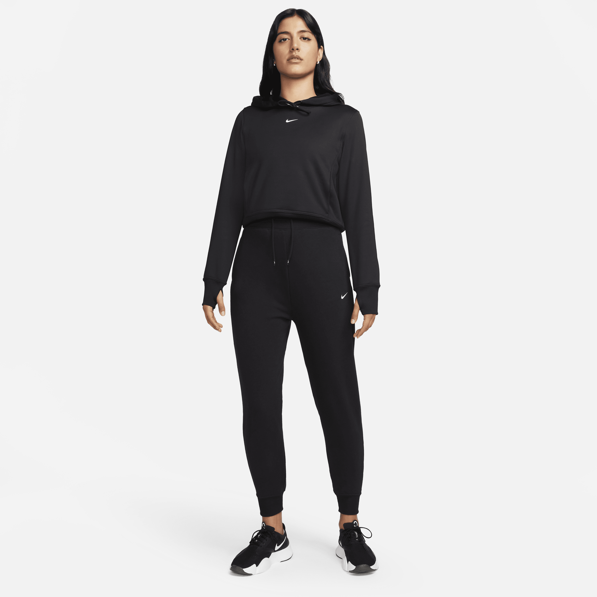 Shop Dri FIT One Women s High Waisted 7 8 French Terry Joggers