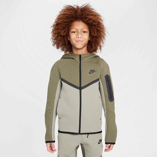 Kids' Clothing Sale-Nike, Nike Sportswear Tech Fleece, Older Kids' Full-Zip Hoodie