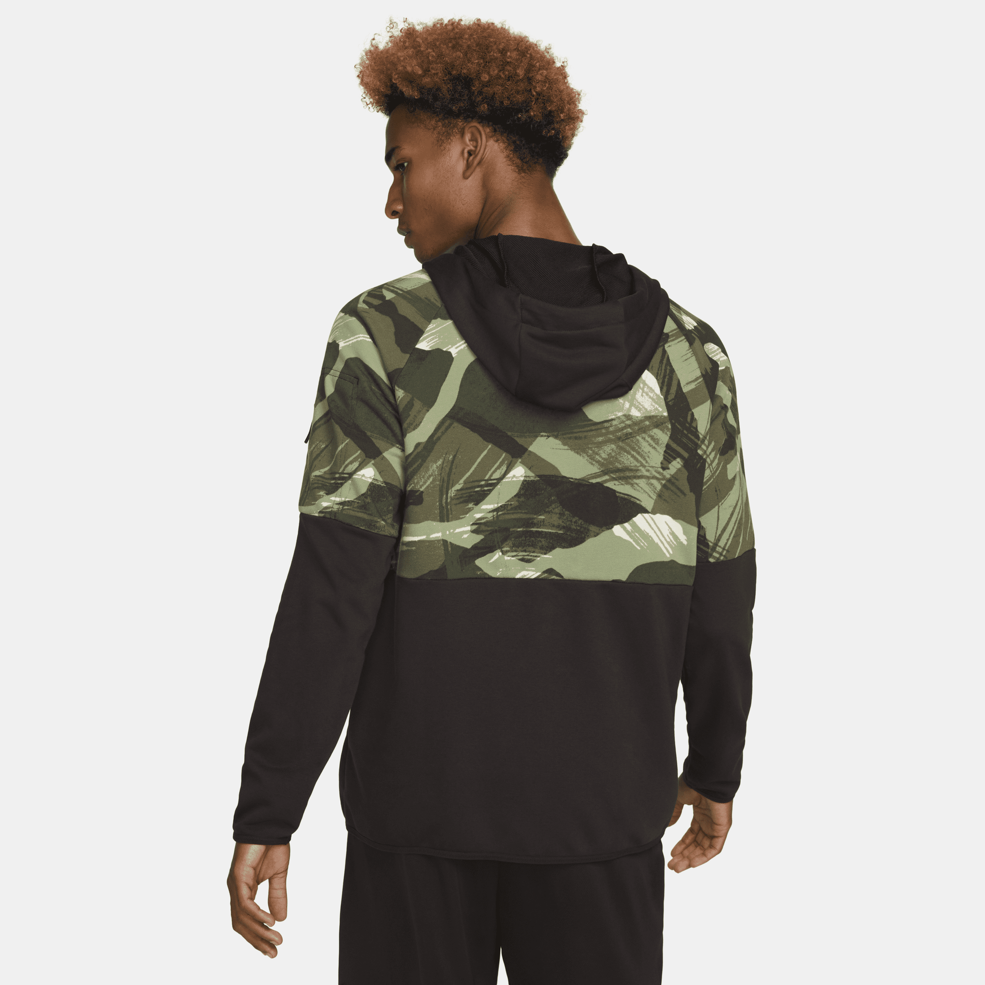 Nike camo zip up hoodie best sale