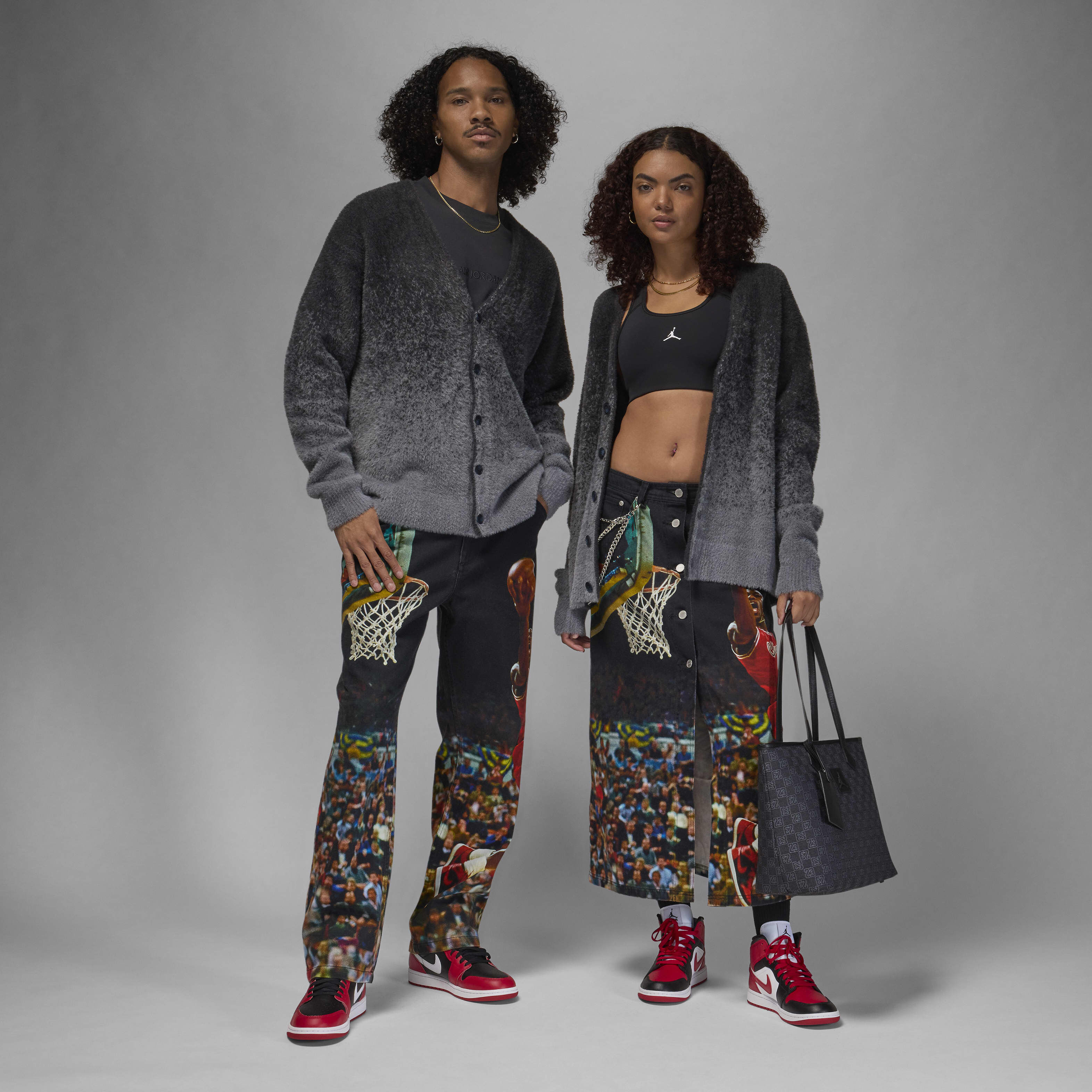 Buy Air Jordan Men's Cardigan - Dark Smoke Grey @ Nike Saudi