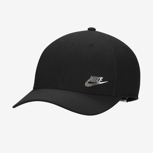 Hats, Visors & Headbands-Nike, Nike Dri-FIT Club, Structured Metal Logo Cap