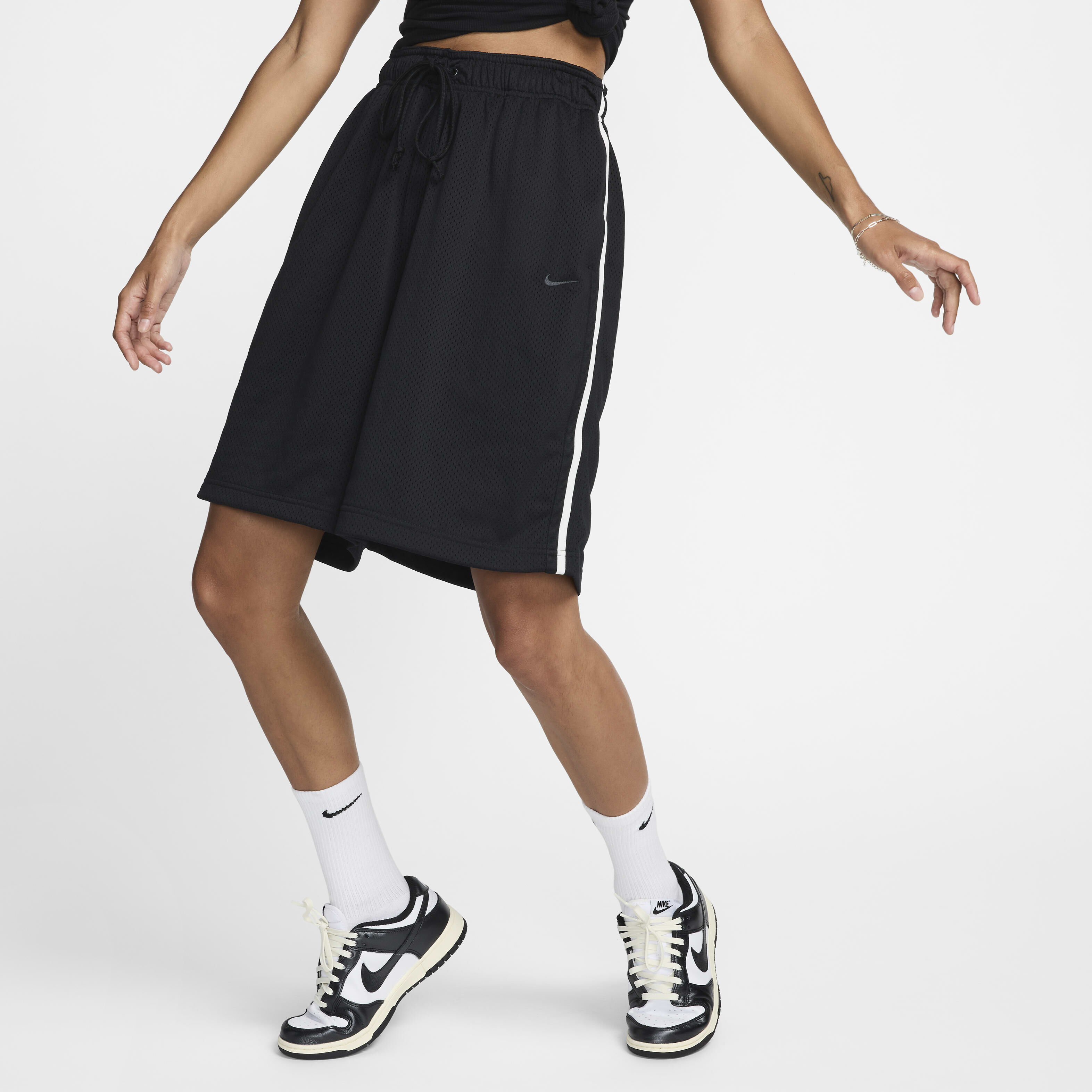 Buy Nike Sportswear Women s Mid Rise Oversized Mesh Shorts Nike Saudi Official