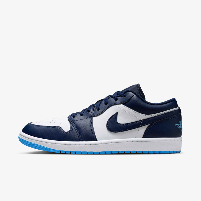 Buy Air Jordan 1 Low Men's Shoes - Midnight Navy/White/University Buy Air Jordan 1 Low Men's Shoes - Midnight Navy/White/University