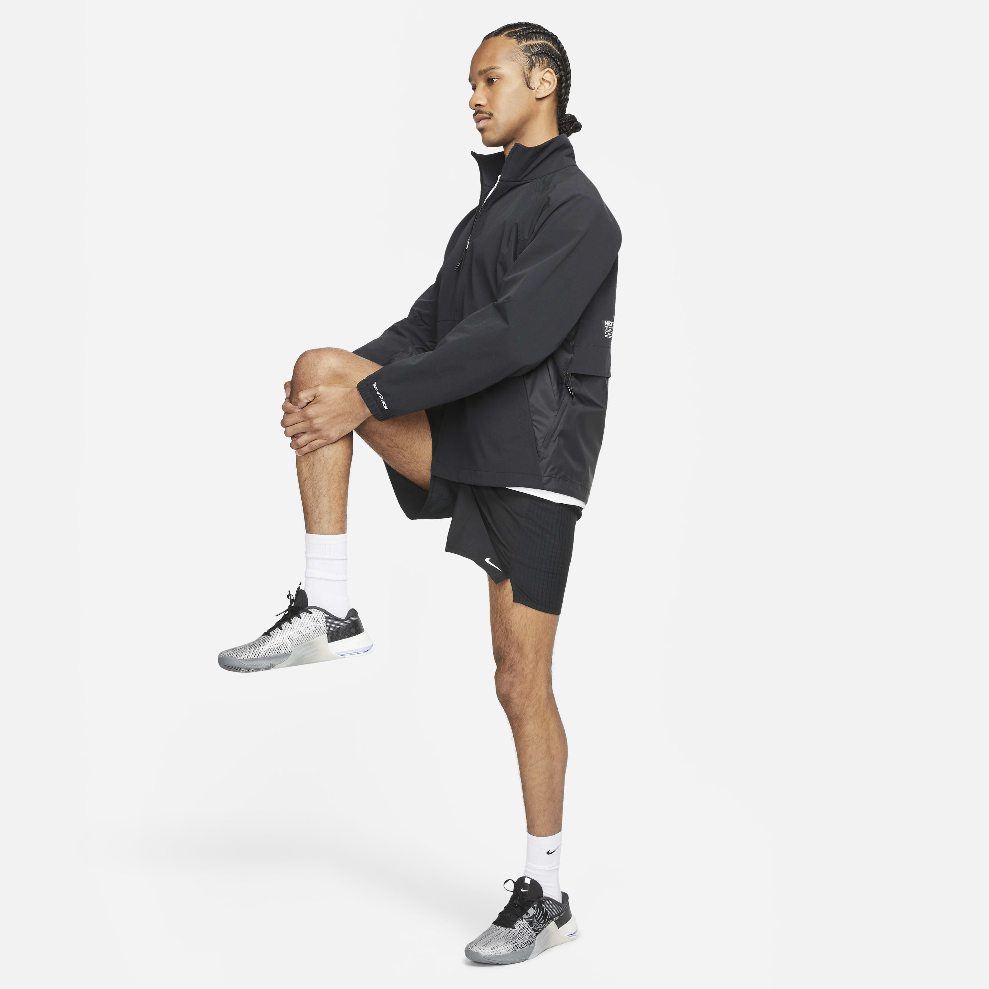 Buy Nike Dri-FIT ADV APS Men's Fitness Jacket - Black/White Buy Nike Dri-FIT ADV APS Men's Fitness Jacket - Black/White