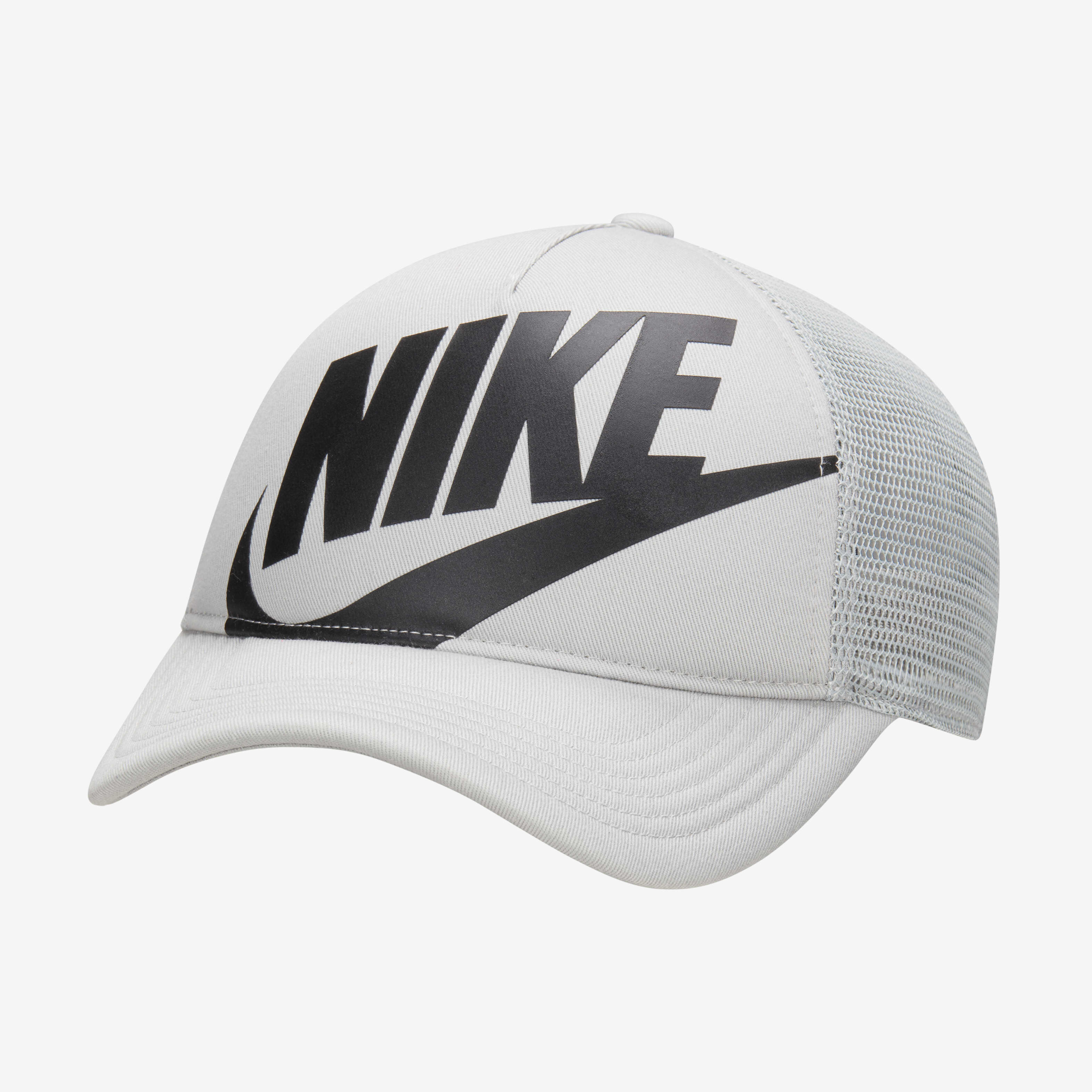 Buy Nike Rise Kids Structured Trucker Cap Light Smoke Grey Light Smoke Grey Black Nike Saudi Official