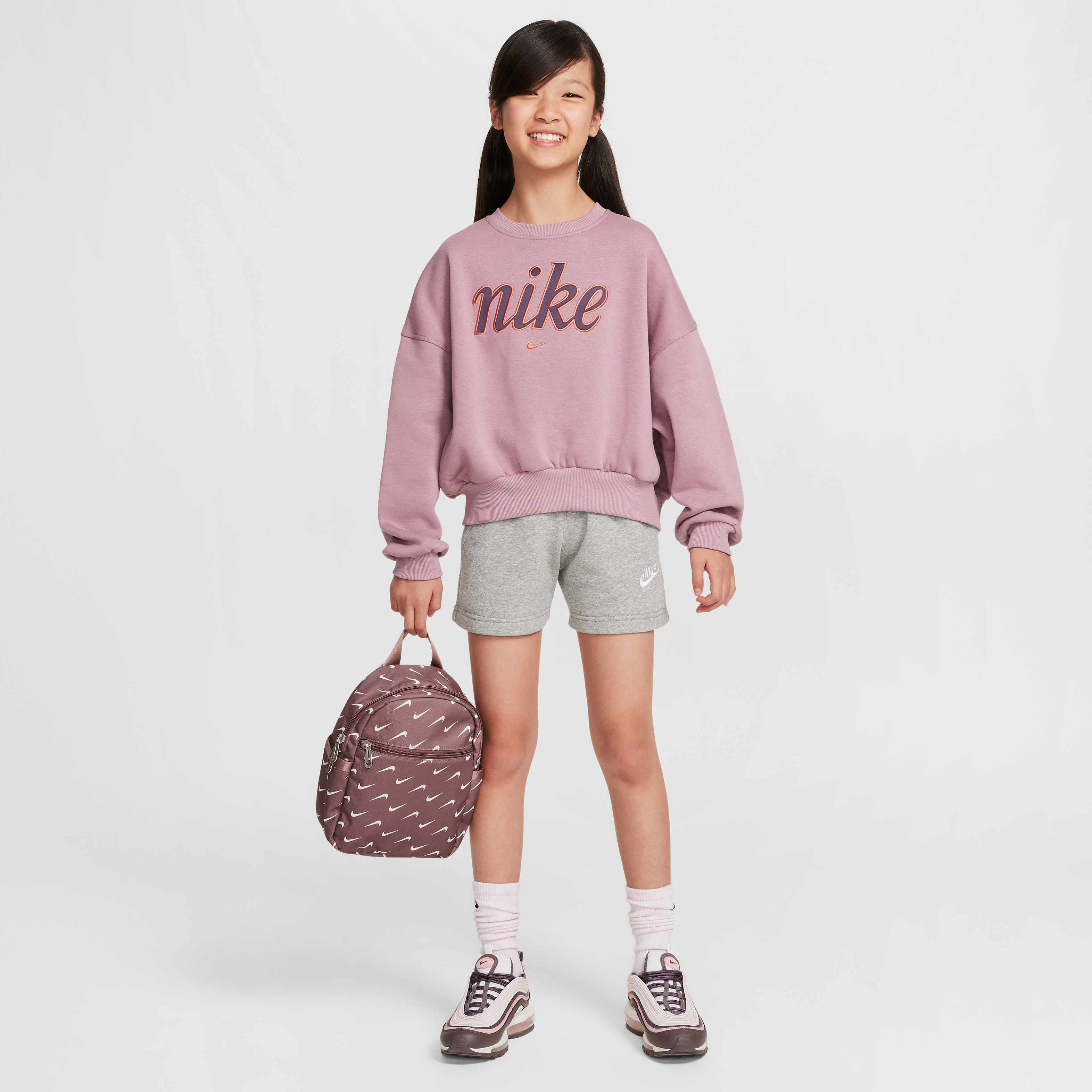 Buy Nike Sportswear Club Fleece Girls' Boxy Crew-Neck
