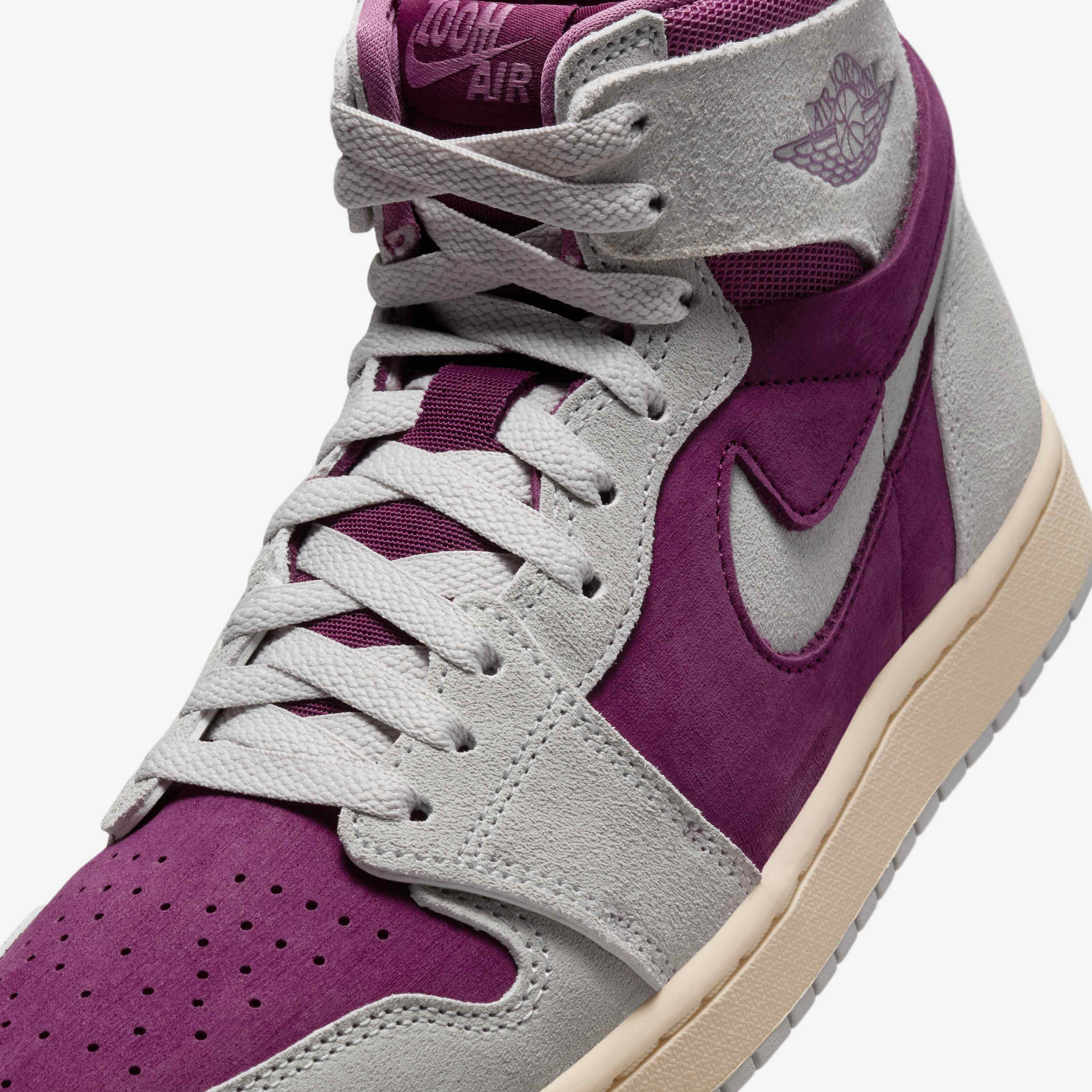 Buy Air Jordan 1 Zoom CMFT 2 Women's Shoes - Bordeaux/Light