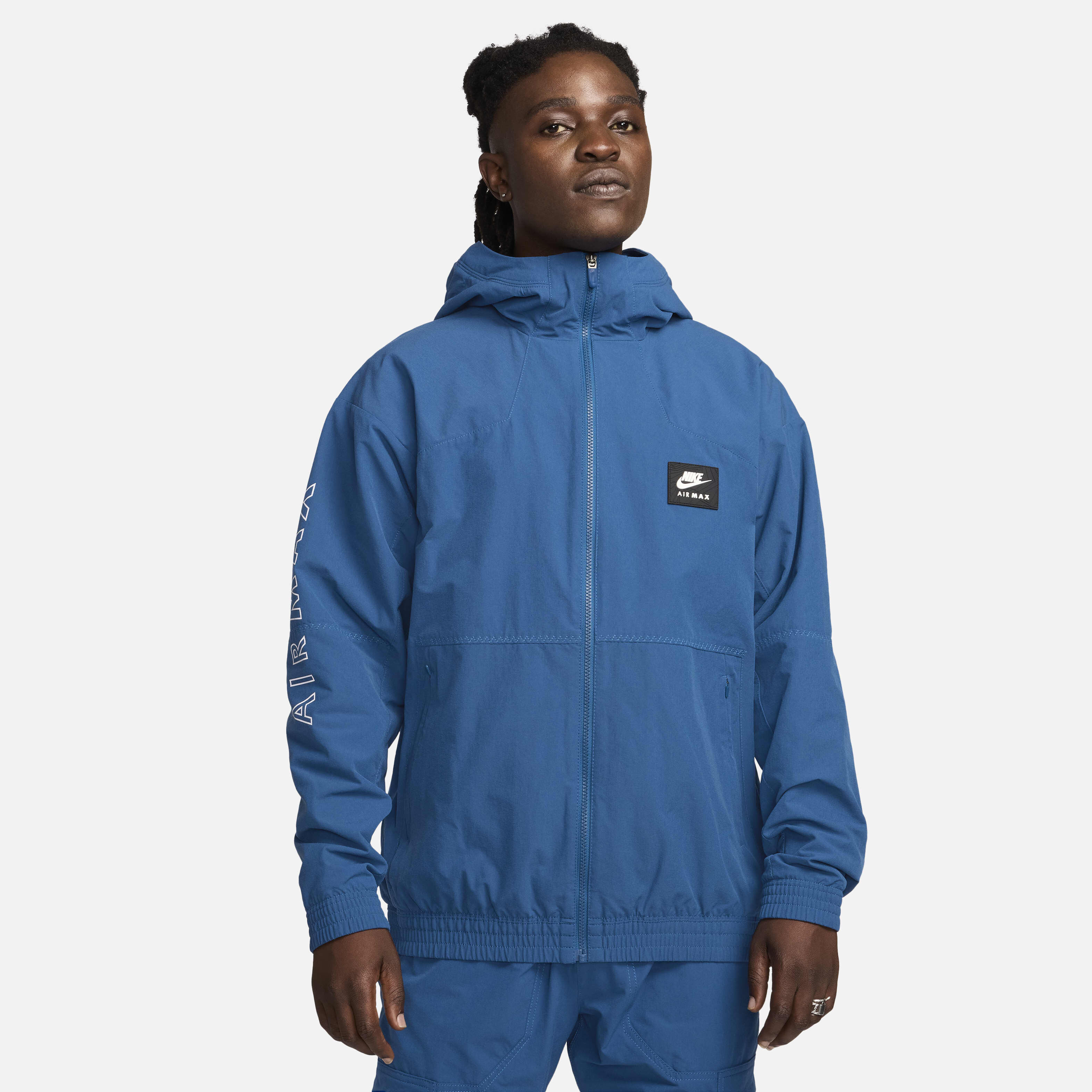 Black nike air max jacket online