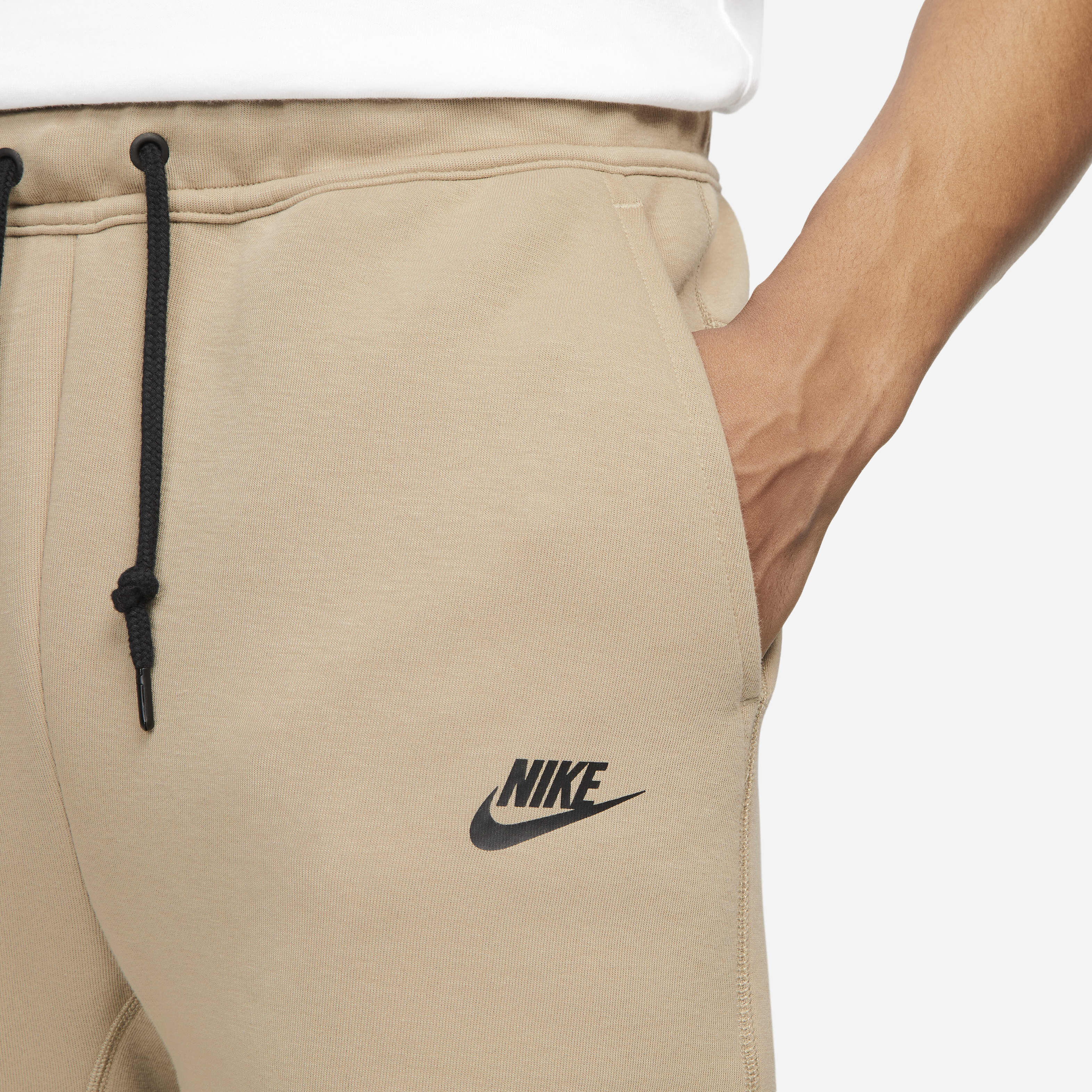 Buy Nike Sportswear Tech Fleece Men s Joggers Khaki Black Nike Saudi Official