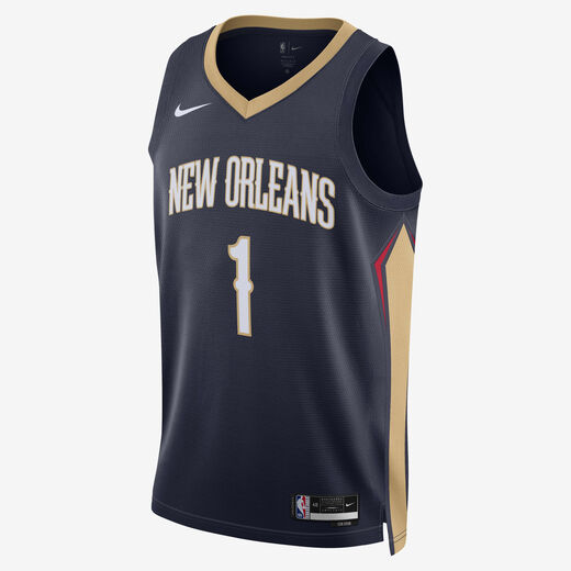Kits & Jerseys-Nike, New Orleans Pelicans Icon Edition 2022/23, Men's Nike Dri-FIT NBA Swingman Jersey
