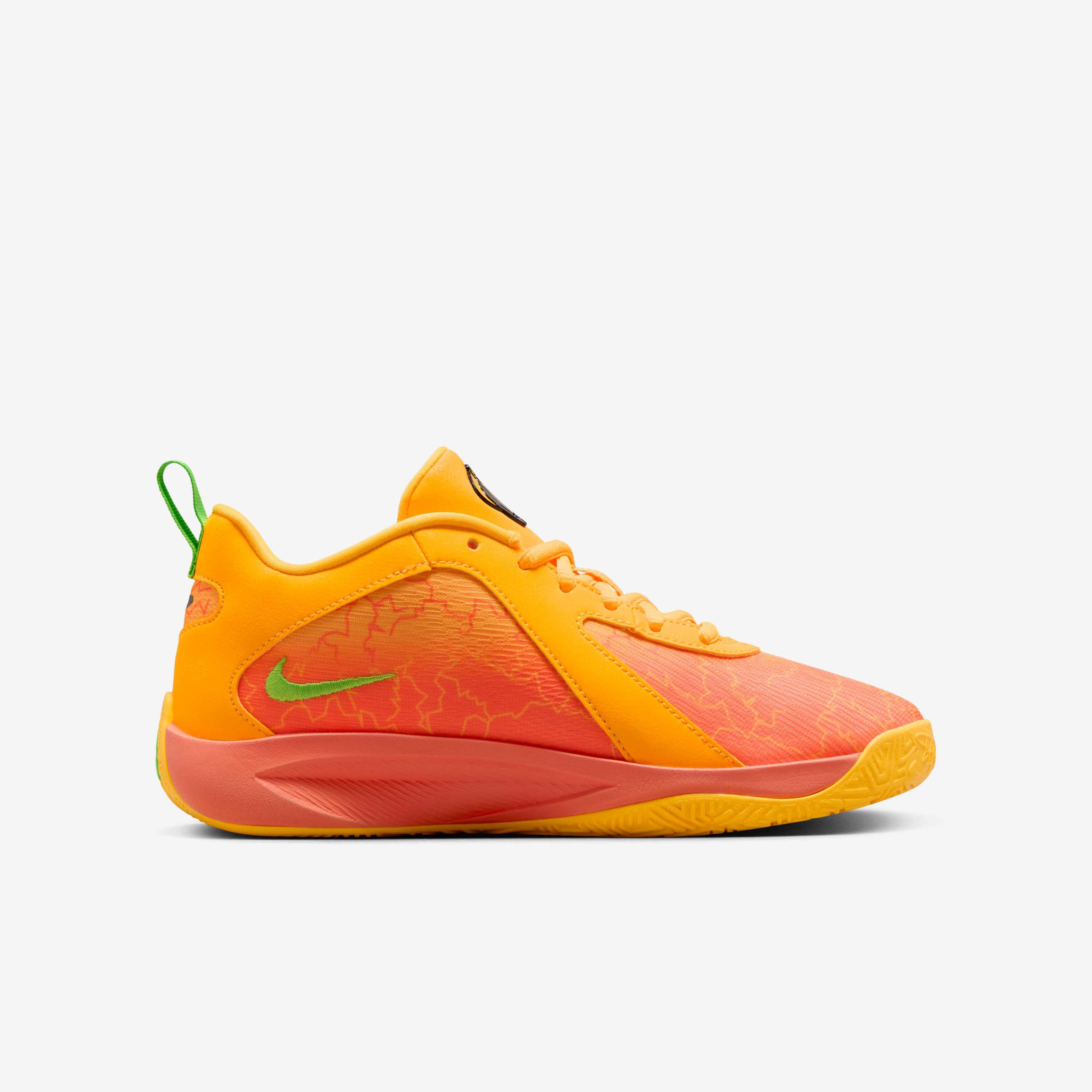 Nike yellow and orange shoes online