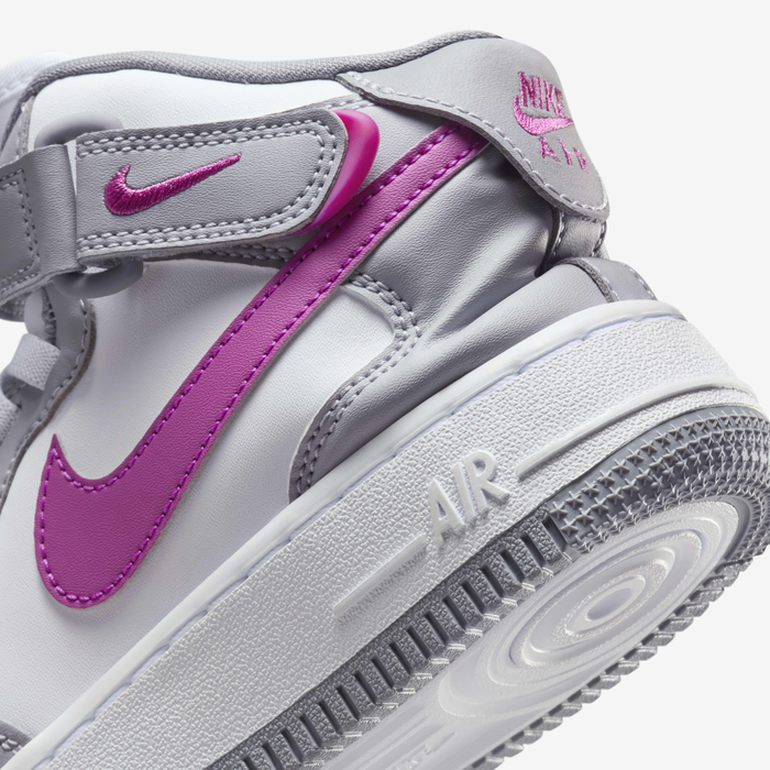 Buy Nike Air Force Mid EasyOn Older Kids' Shoes Cement Grey