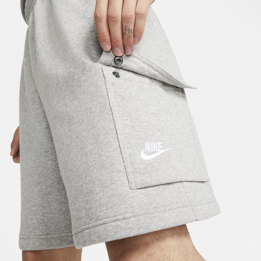 Nike fleece best sale cargo shorts