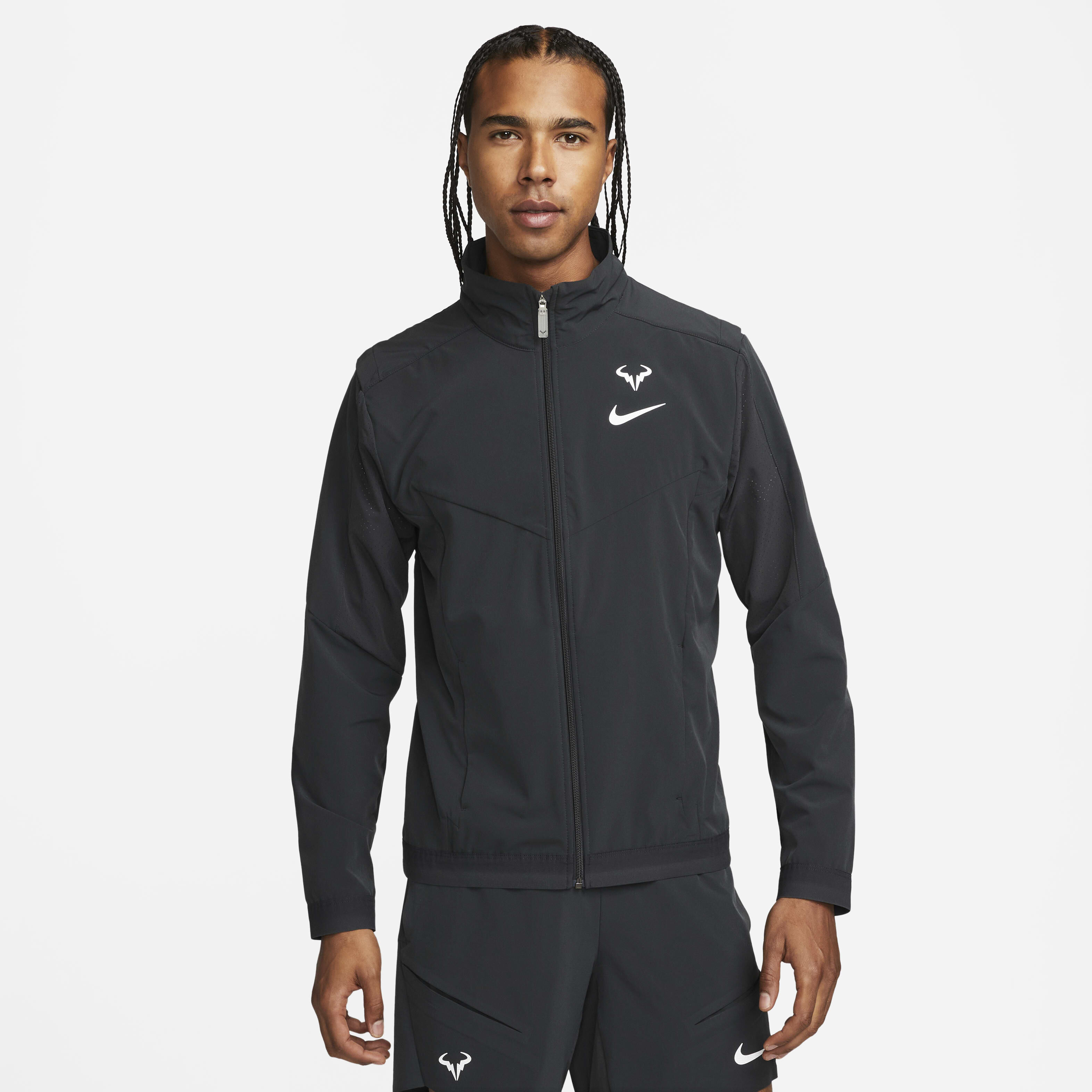 Buy NikeCourt Dri-FIT Rafa Men's Tennis Jacket - Off-Noir/White