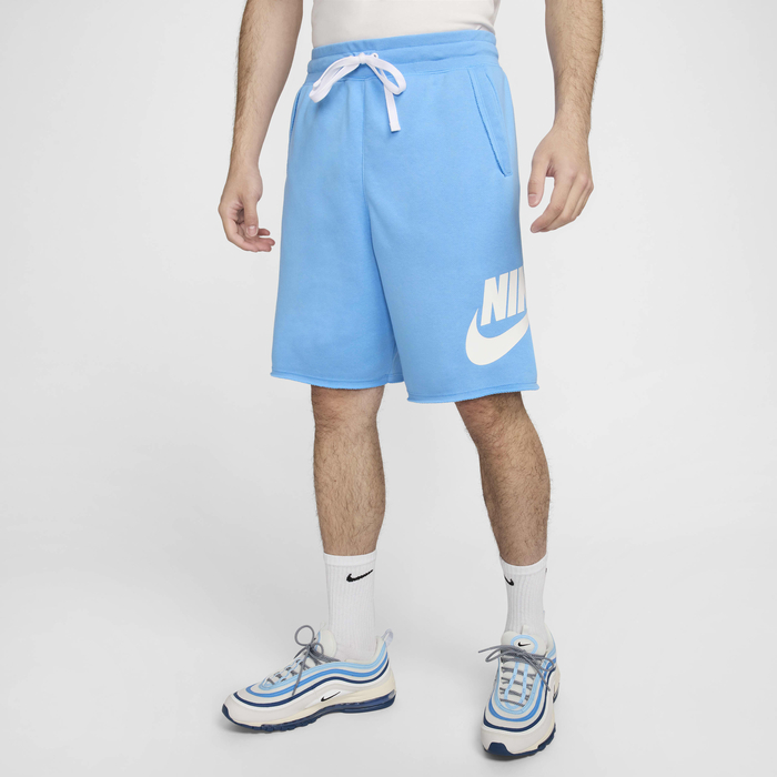 Buy Nike Club Alumni Men's French Terry Shorts University Blue