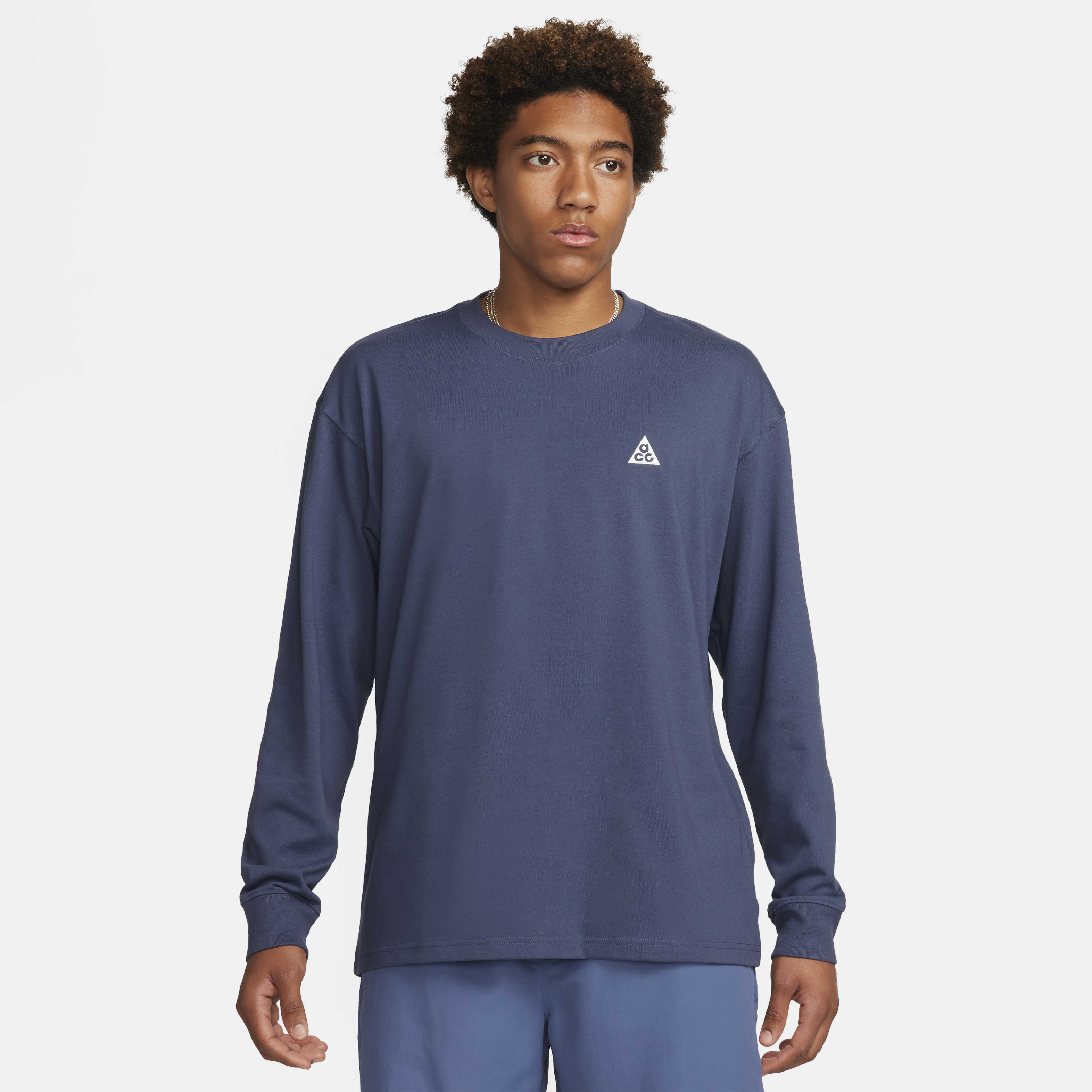 Buy Nike ACG Men's Long-Sleeve T-Shirt - Thunder Blue @ Nike Saudi