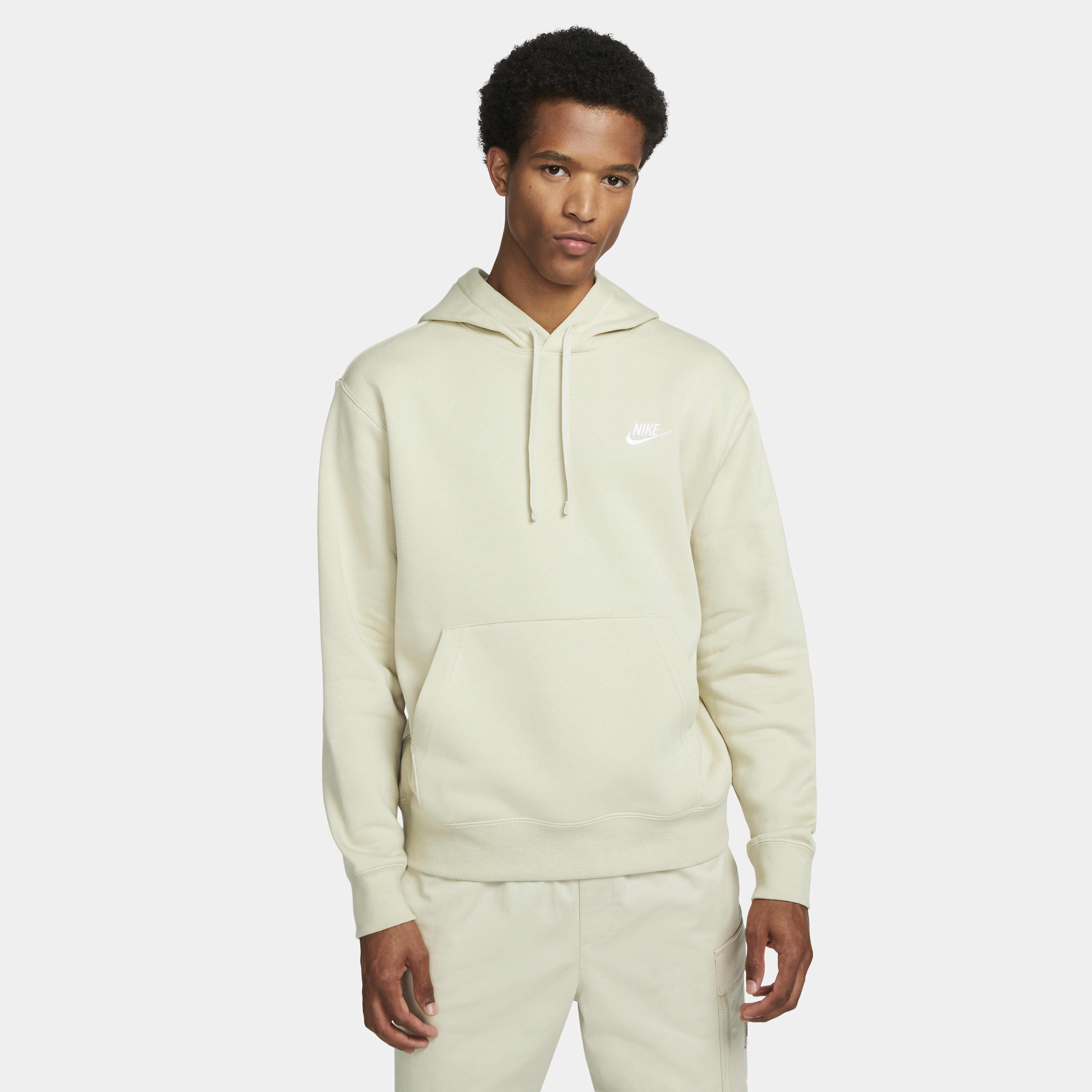 Nike men's sportswear club fleece pullover hoodie stores shop