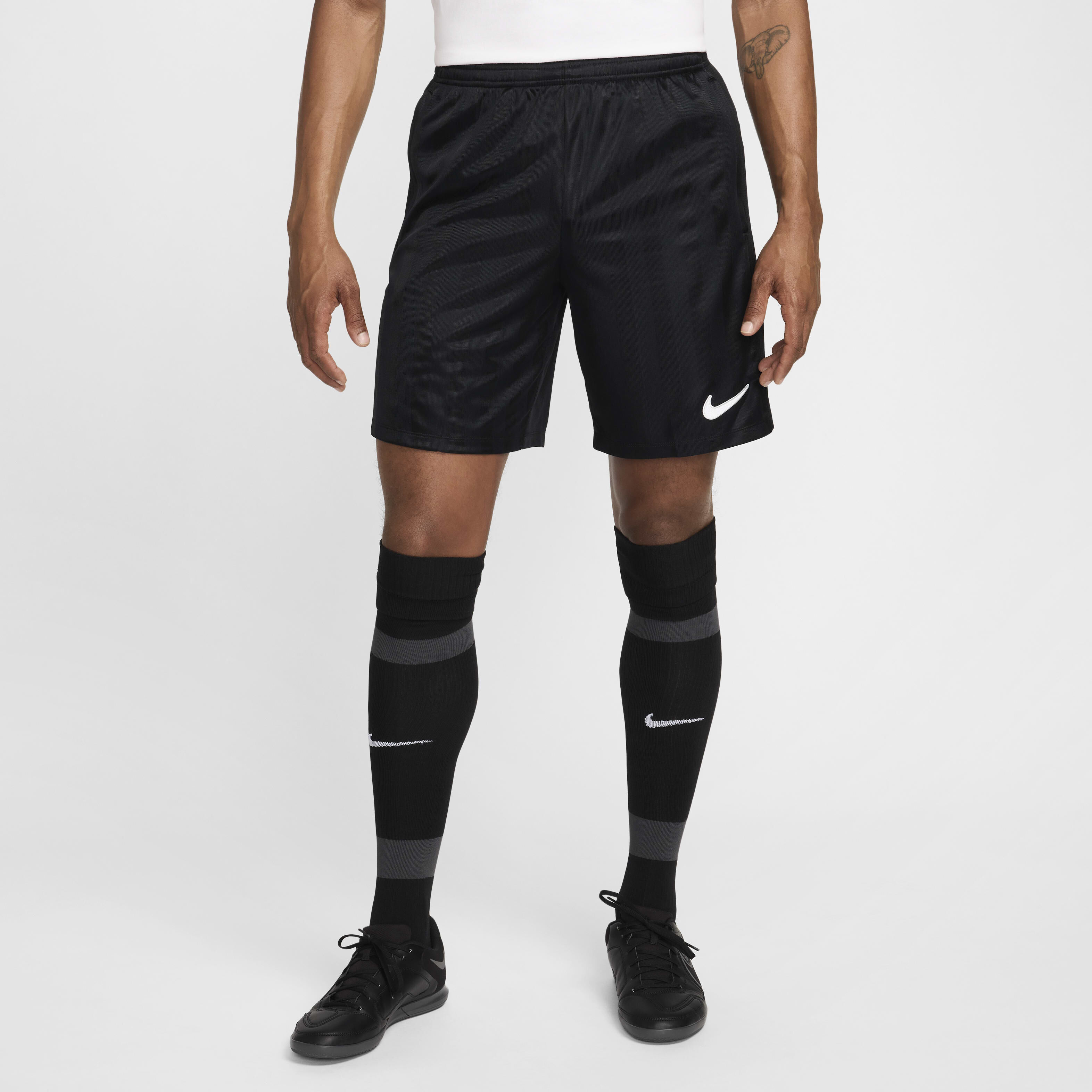 Black nike football shorts clearance