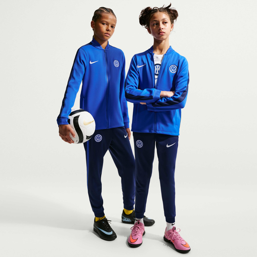 Kids' Tracksuit Sets-Nike, Inter Milan Strike, Older Kids' Nike Dri-FIT Football Knit Tracksuit