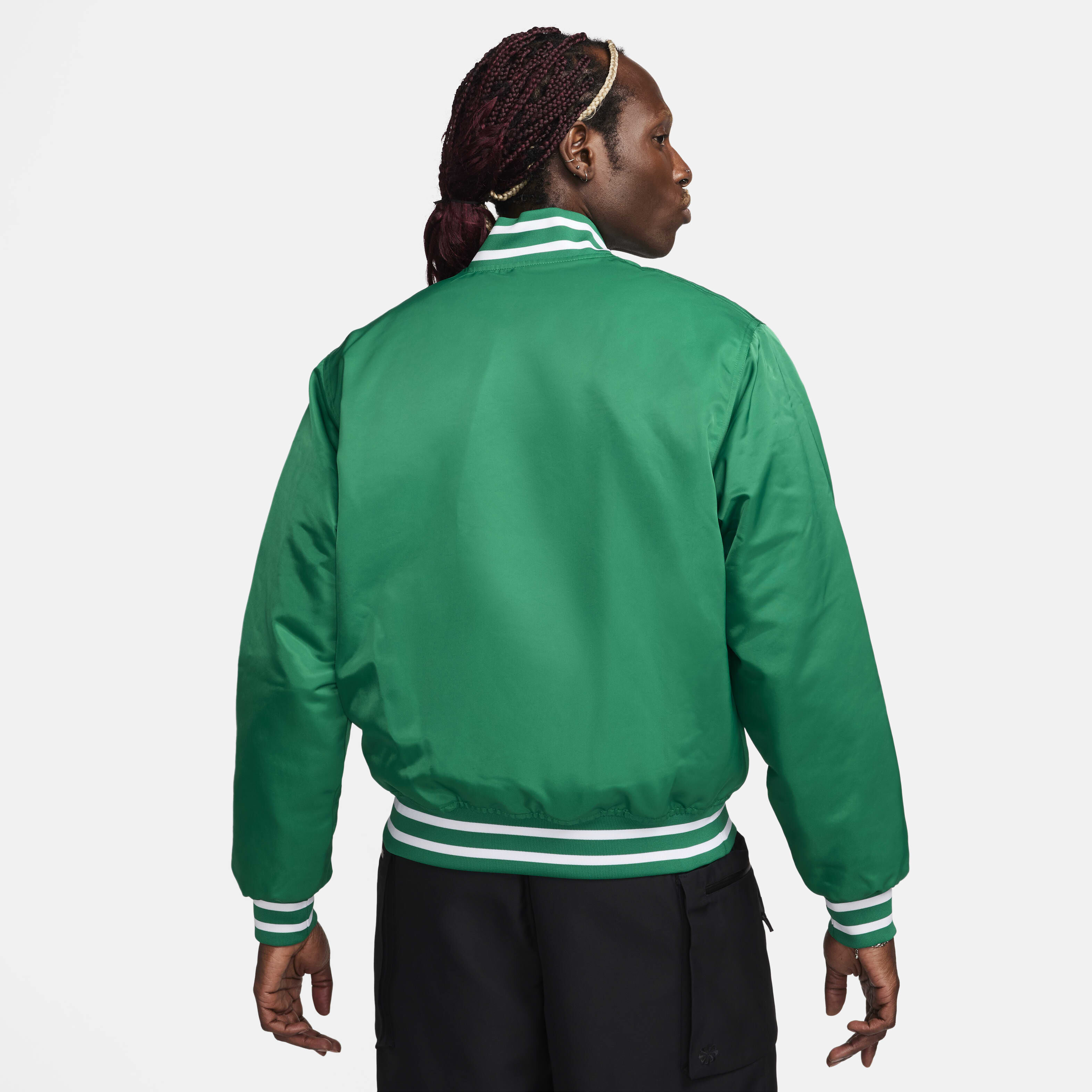 NIKE Dugout Satin Jacket スタジャン カーキ Mサイズ - メルカリ