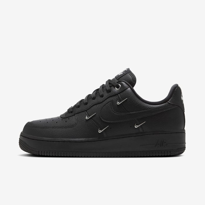 Buy Nike Air Force '07 LX Women's Shoes Black/Black/Metallic