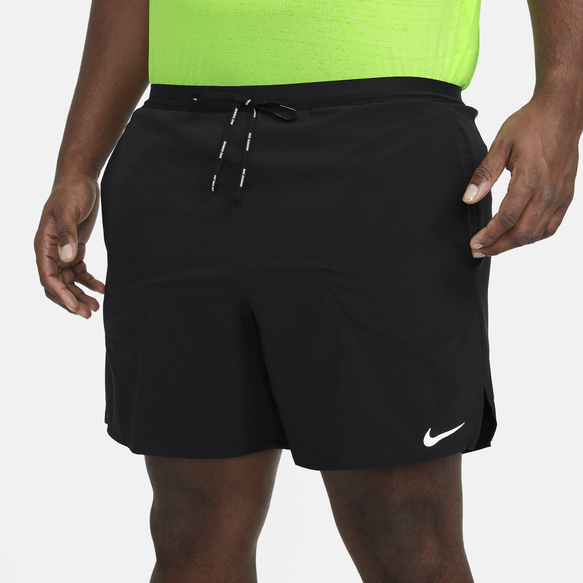 Shop Flex Stride Men s 18cm approx. 2 in 1 Running Shorts Nike KSA