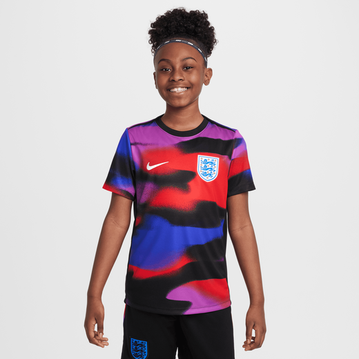 England-Nike, England Academy Pro, Older Kids' Nike Dri-FIT Football Pre-Match Short-Sleeve Top