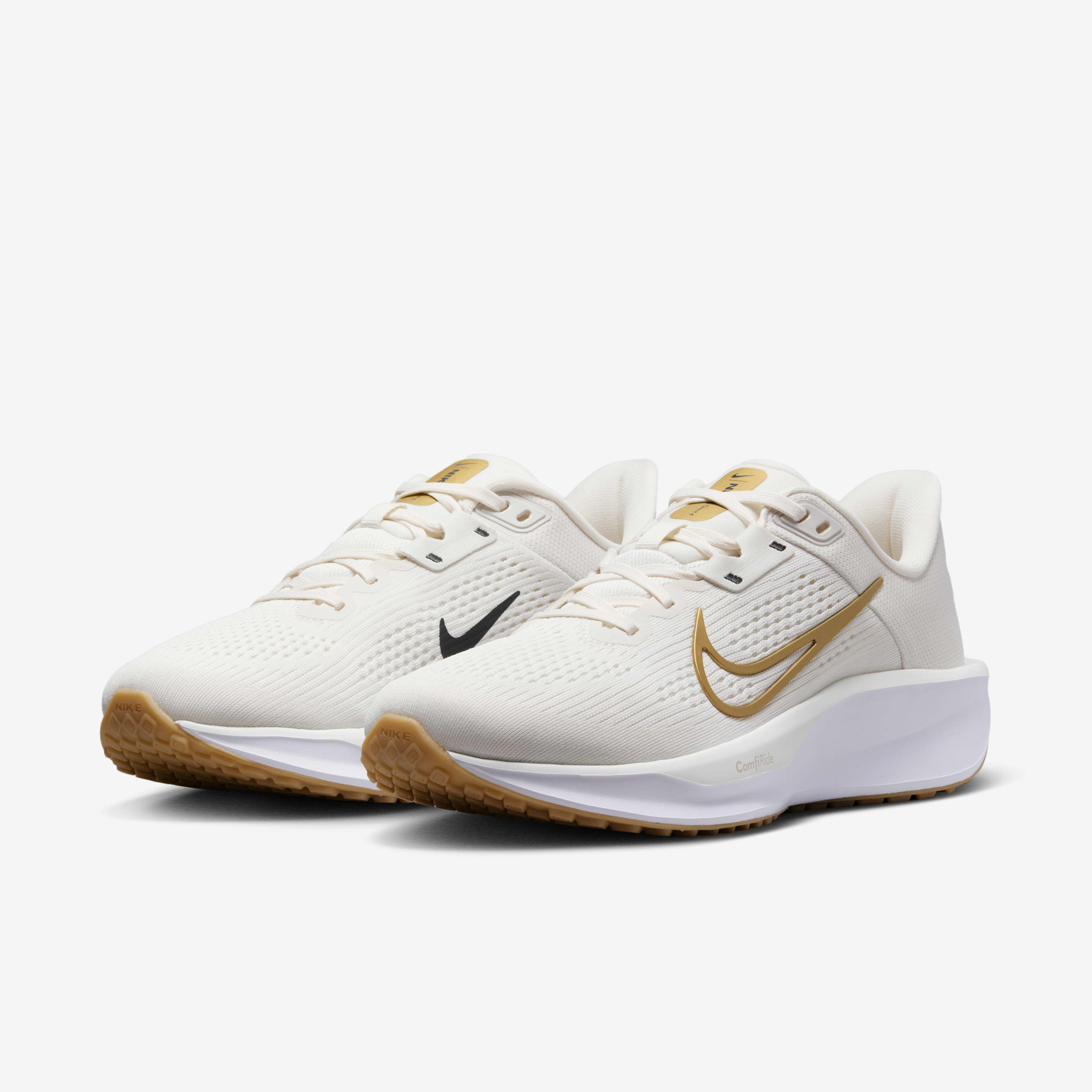 Buy Nike Quest 6 Women s Road Running Shoes Phantom Sail Pale Ivory Metallic Gold Nike Saudi Official