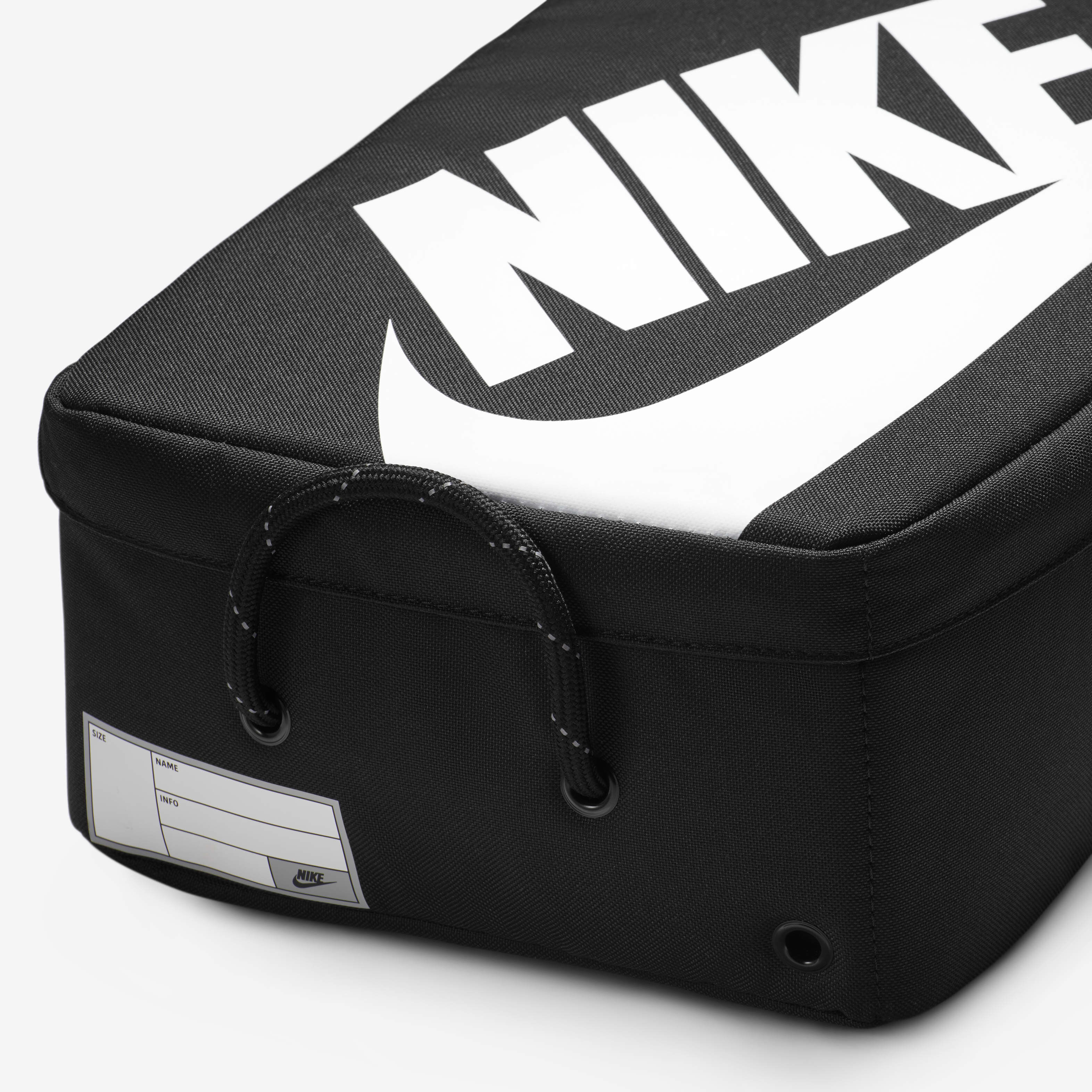 Buy Nike Shoe Box Bag (12L) - Black/Black/White | Nike Saudi
