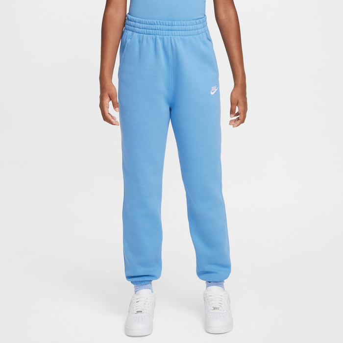 Buy Nike Sportswear Club Fleece Older Kids' Loose Trousers - Blue Buy Nike Sportswear Club Fleece Older Kids' Loose Trousers - Blue