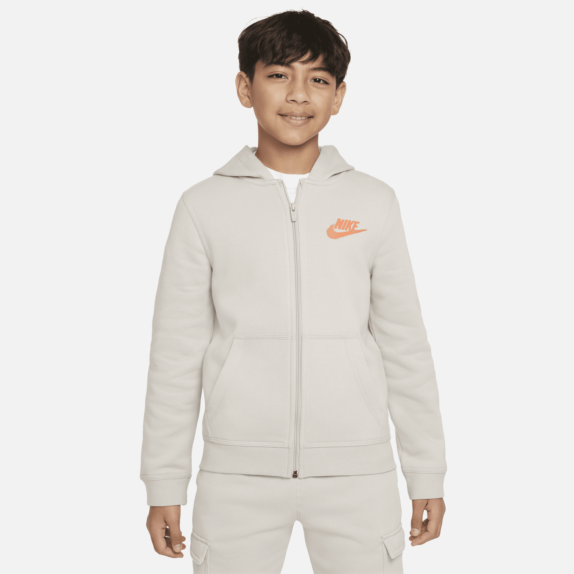boys nike zip up hoodie