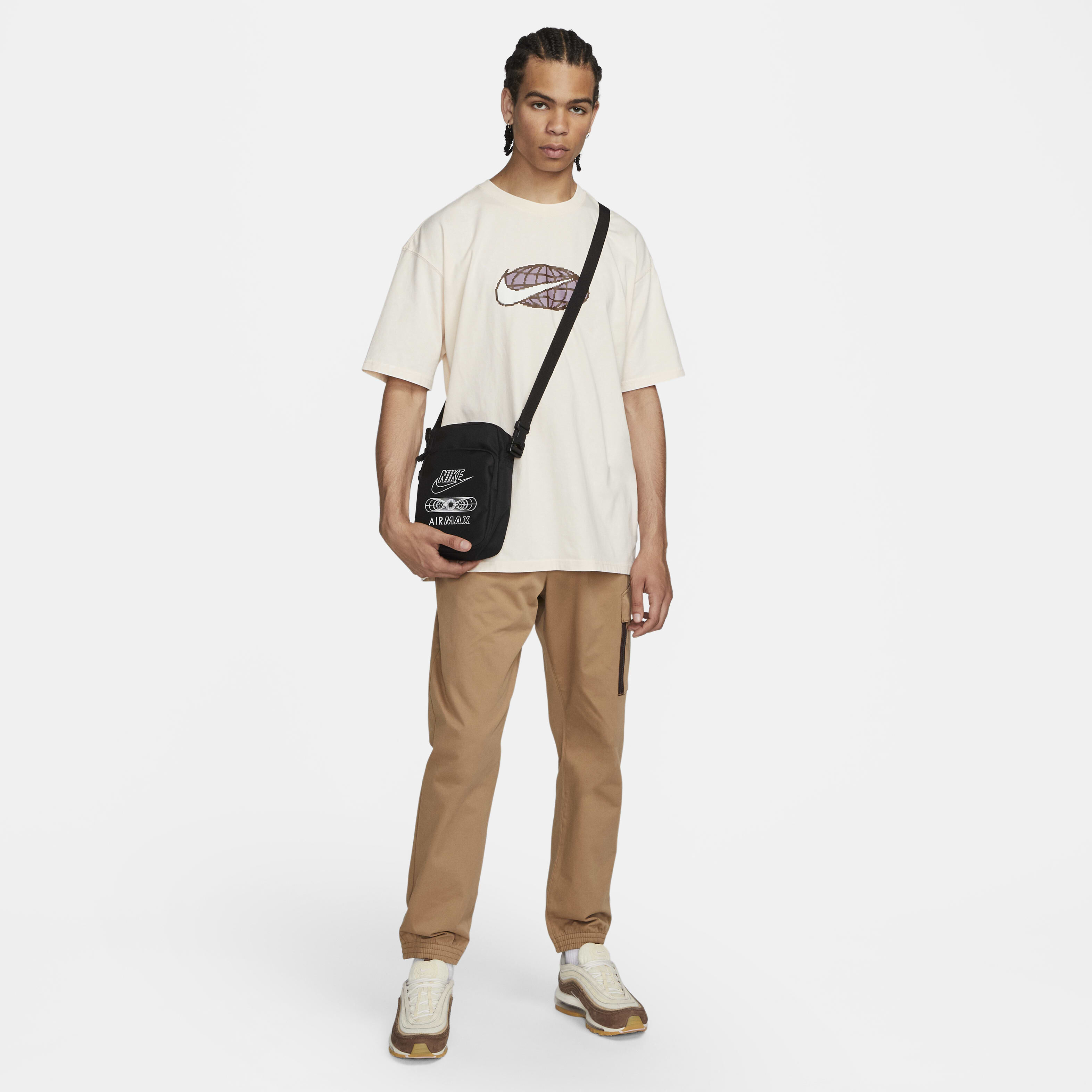 Buy Nike Air Max Heritage Cross-Body Bag (4L) - Black/Black