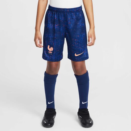 Next Gen-NTK-Nike, FFF 2025/26 Stadium Home, Older Kids' Nike Dri-FIT Football Replica Shorts