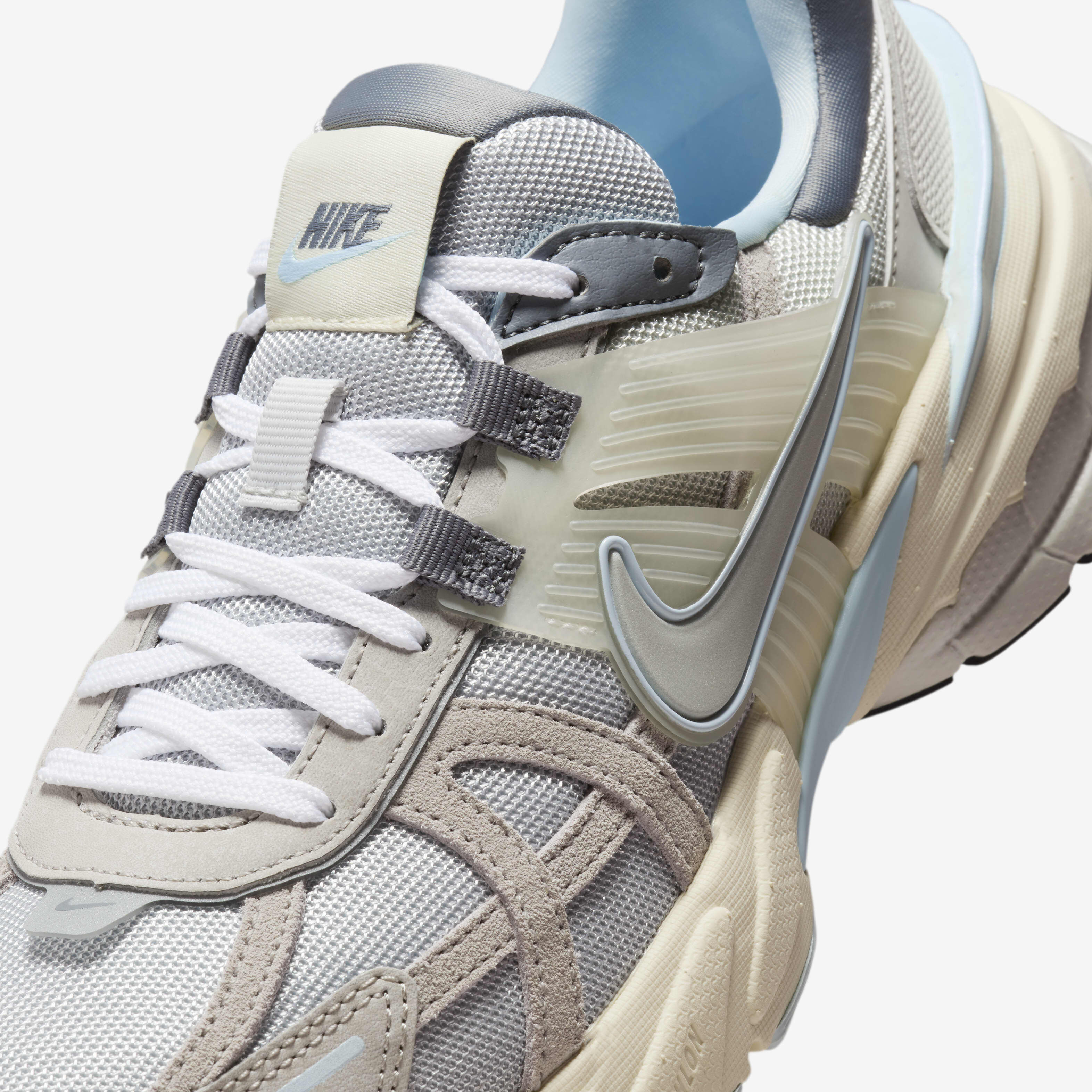 Buy Nike V2K Run Shoes - Light Bone/Light Iron Ore/Smoke