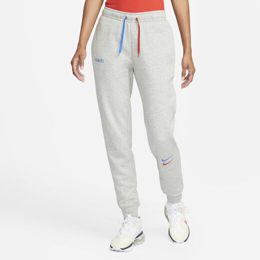 Clothing-Nike, F.C. Barcelona Club Fleece, Women's Mid-Rise Pants