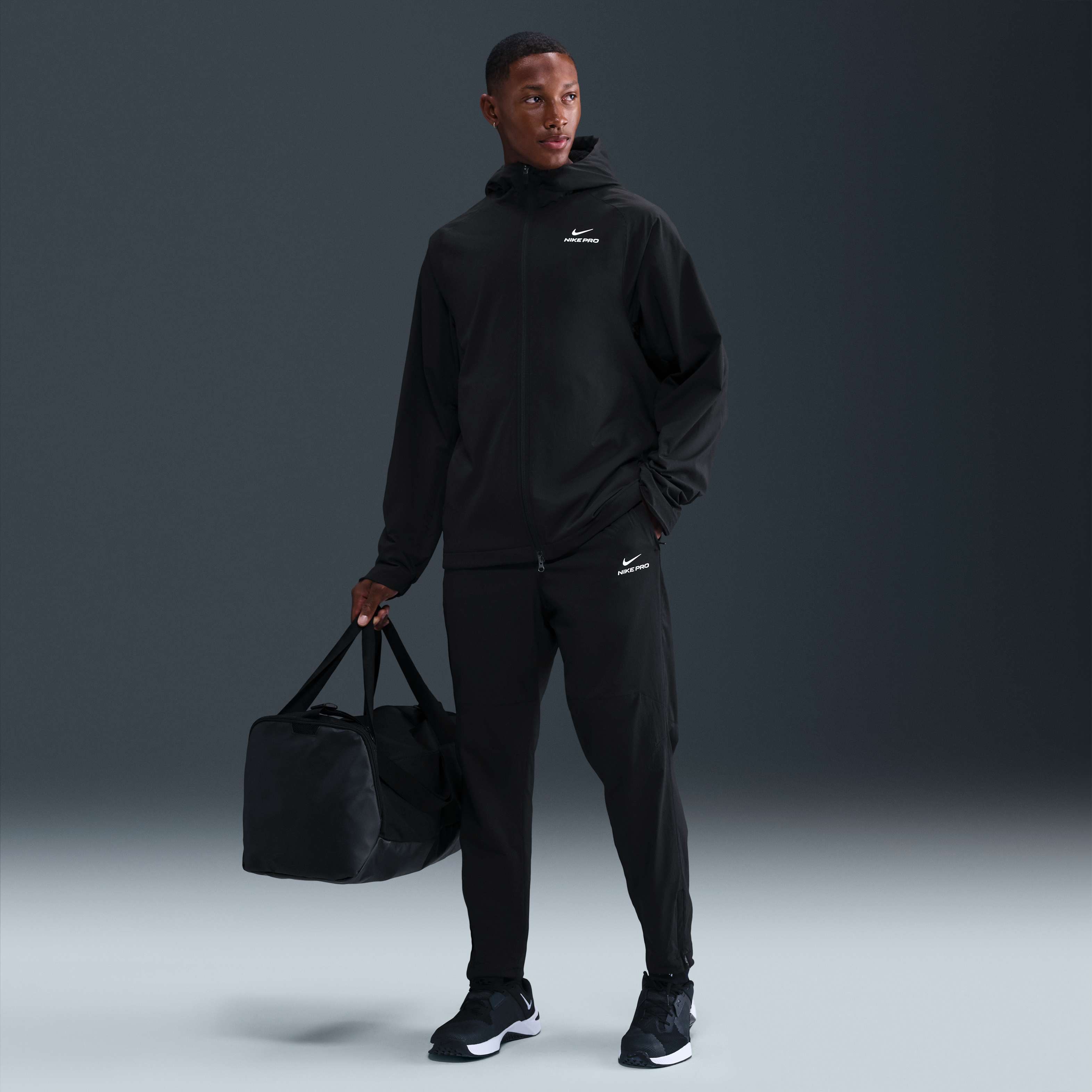 NIKEPRO THERMA-FIT セットアップ　ブラック Buy Nike Pro Octa Men's Therma-FIT ADV Trousers - Black/White